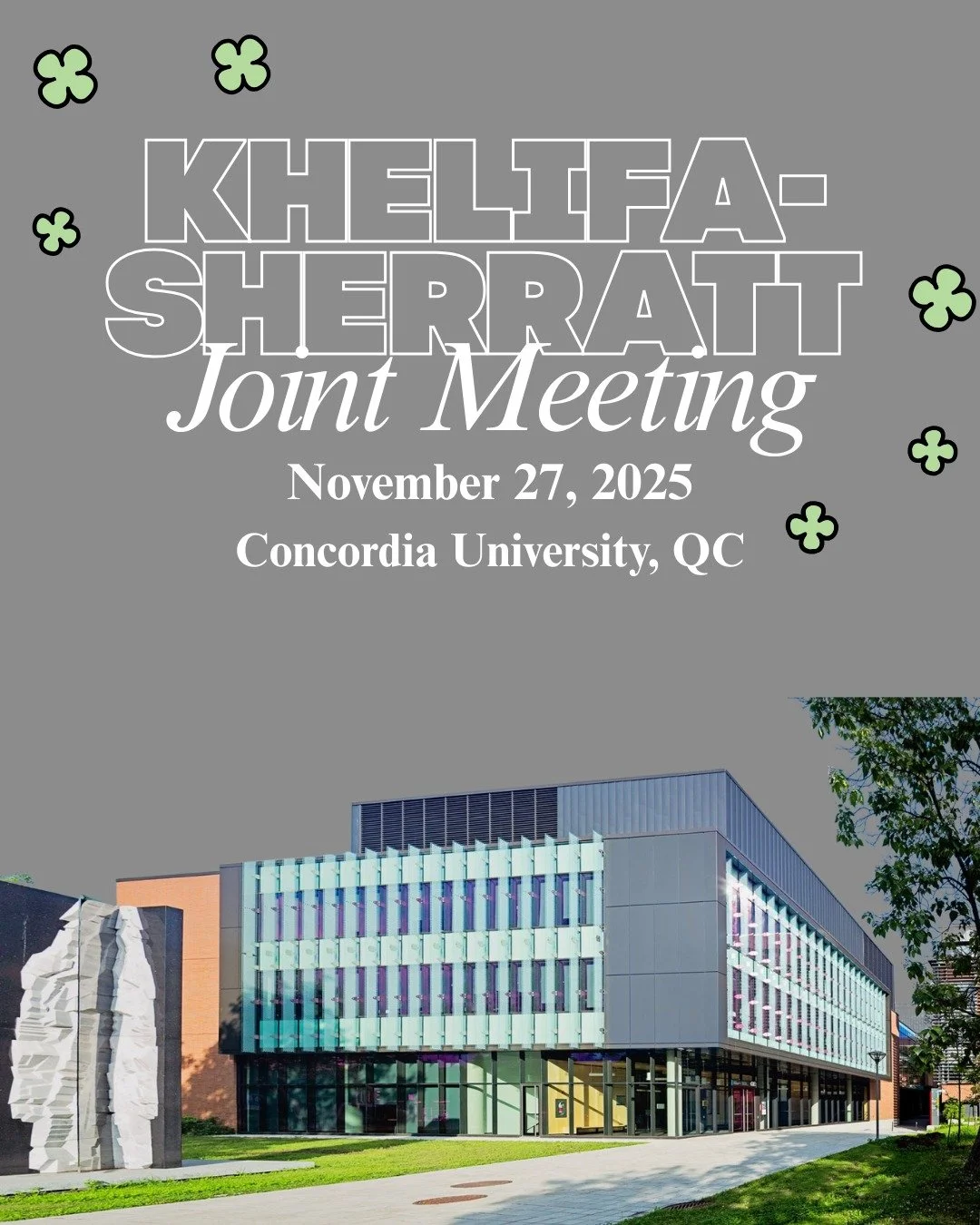 On November 27, 2025 the labs of odonatologists Dr. Rassim Khelifa (of Concordia University, Montreal, Canada) and Dr. Thomas Sherratt (of Carleton University, Ottawa, Canada) gathered at Concordia University for a day of sharing their research and c