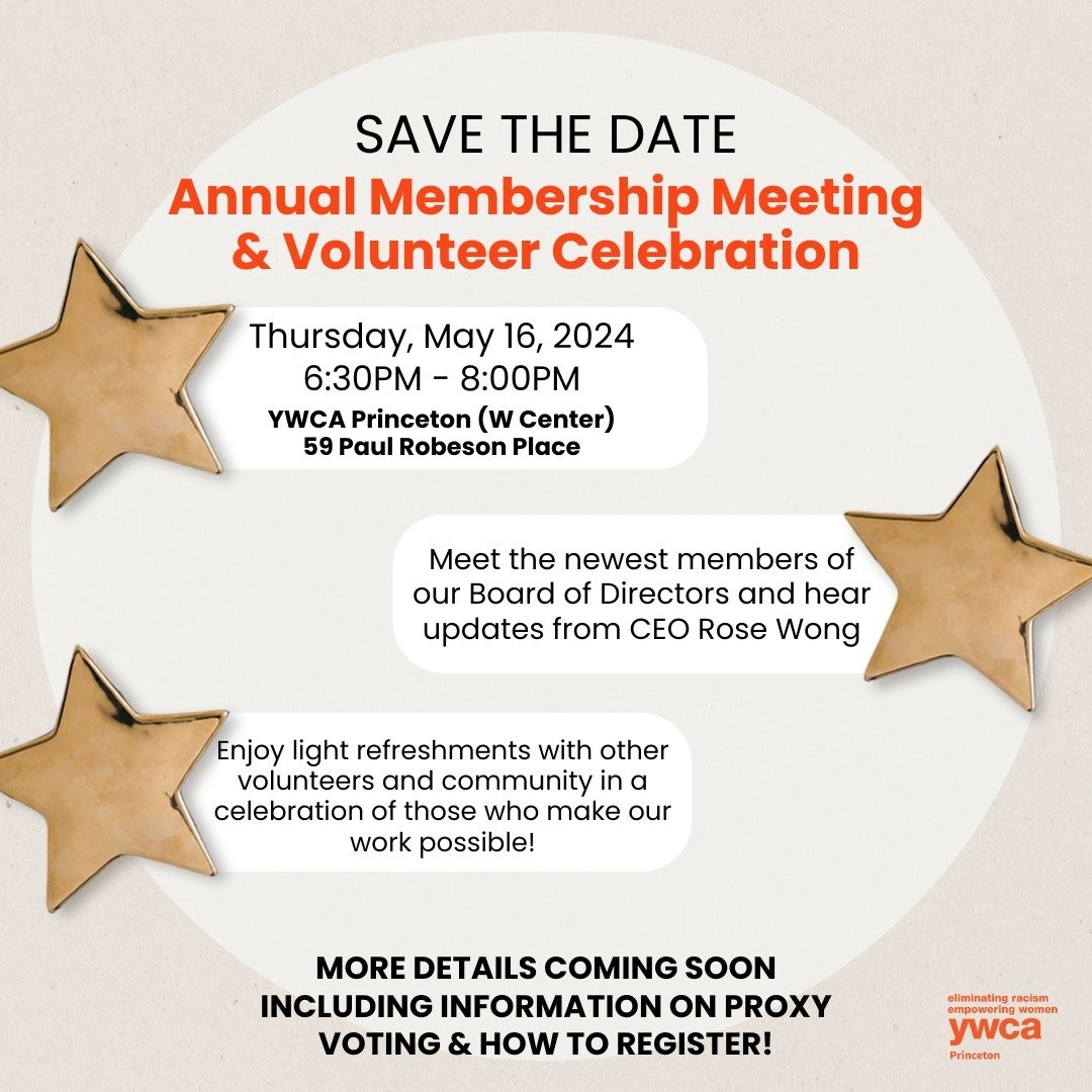 Make sure you Save the Date to join us on Thursday May 16th for our Annual Membership Meeting &amp; Volunteer Celebration ✨ Get ready to meet the newest members of our Board of Directors, hear updates from our CEO, and celebrate the volunteers and co