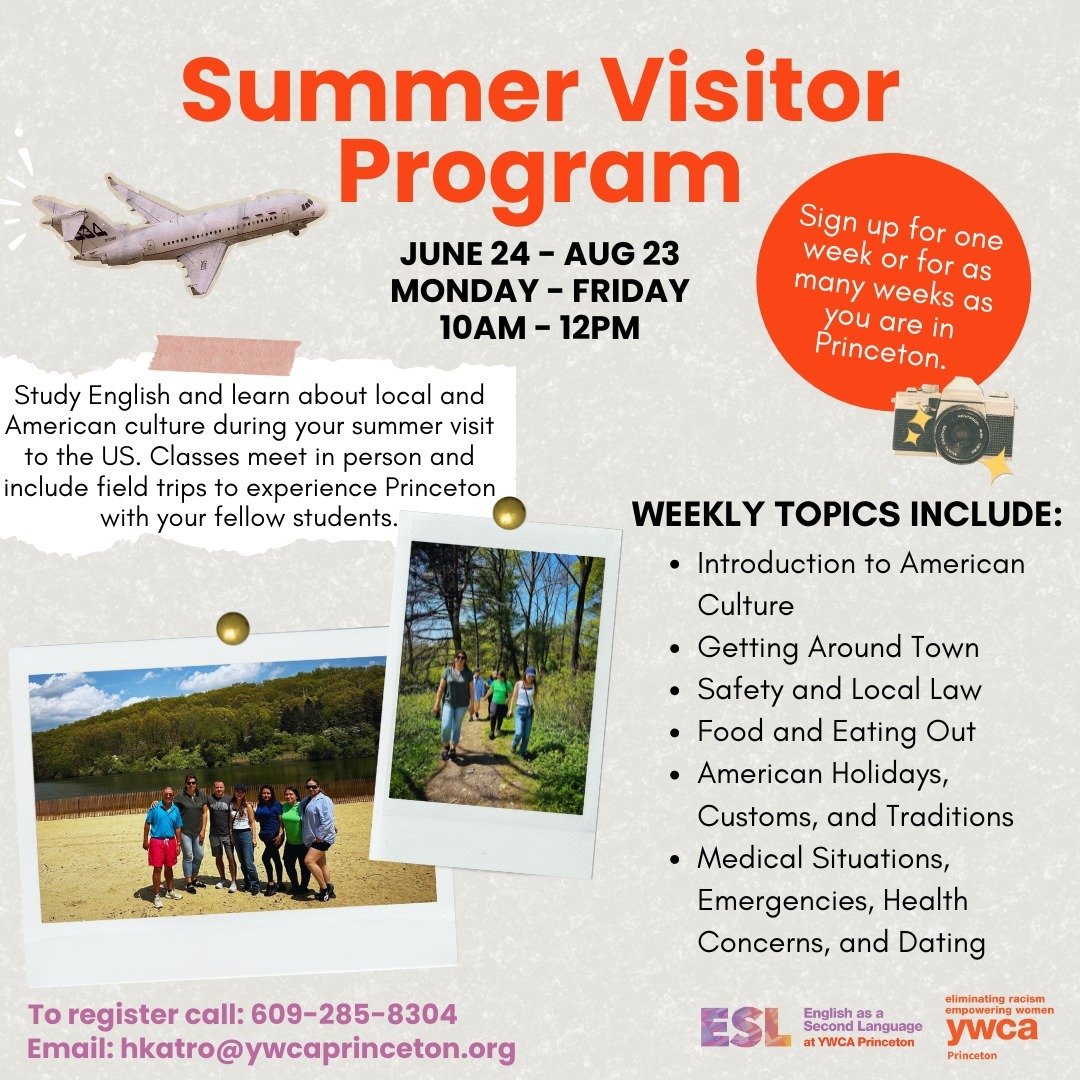 Looking to have some fun this summer? Our ESL department has got you covered! ☀️⛱Through our Summer Visitor Program you can study English and learn about local and American culture during your summer visit to the US 🌎✨ Classes meet in person and inc