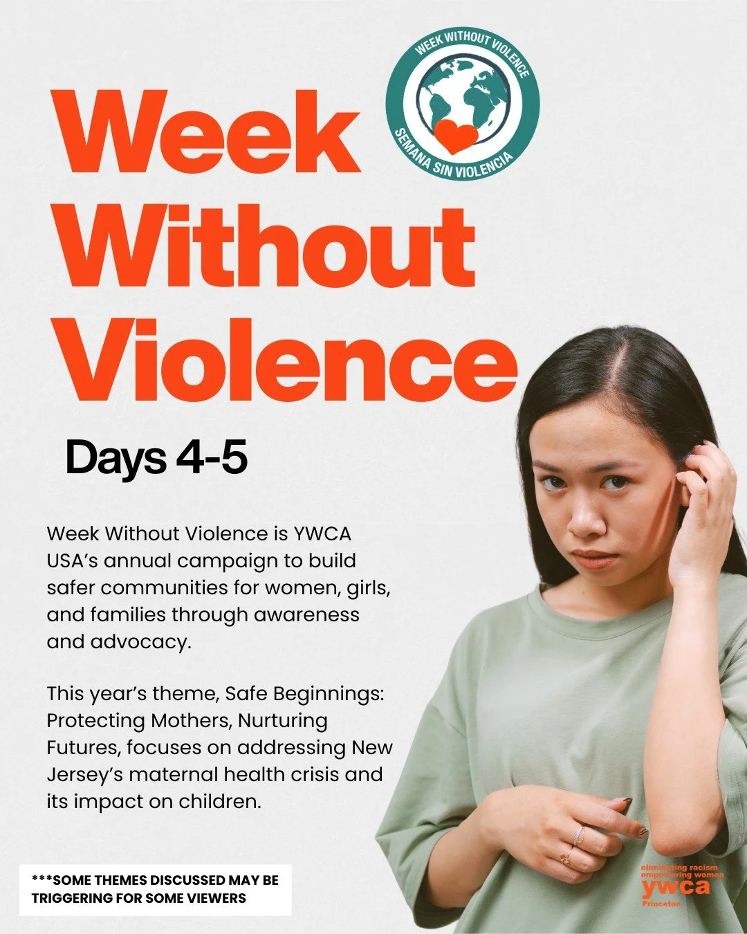 As we wrap up YWCA USA's Week Without Violence we are spotlighting the last two themes of the week: 
➡️Leaving Isn’t Easy: Understanding the Barriers Mothers Face
➡️Justice for Mothers: Legal Pathways to Safety and Stability
Swipe to learn mor