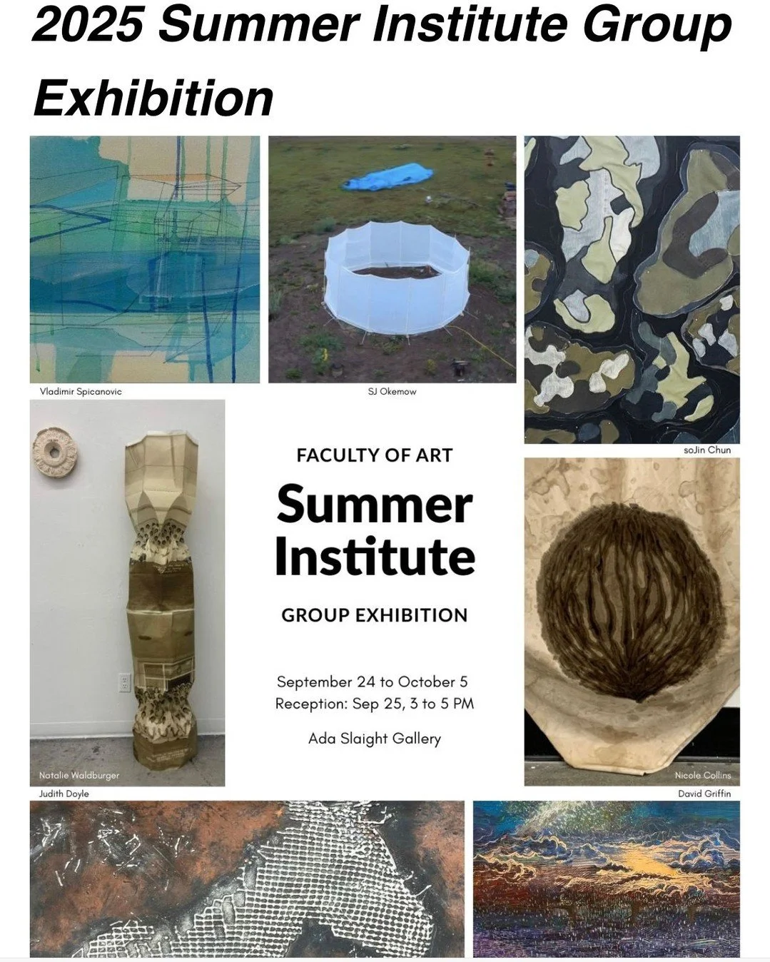 Amazing exhibit from the &ldquo;summer institute of art&rdquo; at OCADU. Great opportunity to see the work of the talented team that works here. #OCADUdrpt  #contemporaryart