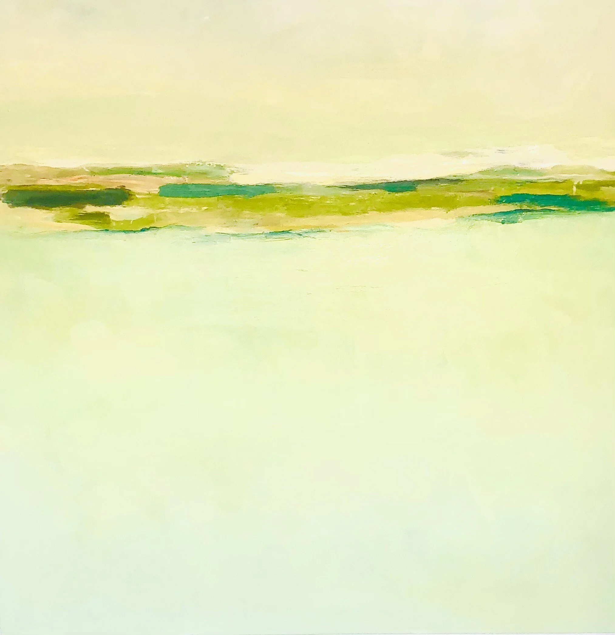 Summer ilght cil on canvas, 48" w x 48" h x 1.5" d, 2023