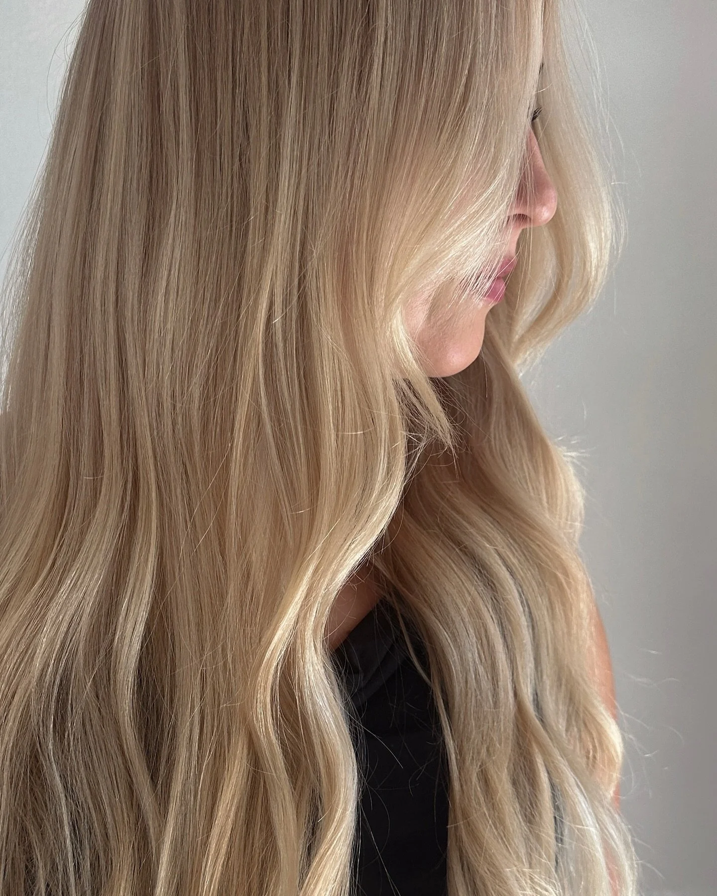 All lowlights&hellip; no lightner 🤍 I have been wanting to show my placement for low lighting and this was absolutely perfection. She came in with recently overly highlighted hair- and her natural base is a level 8/9. 

I put lowlights in and did my