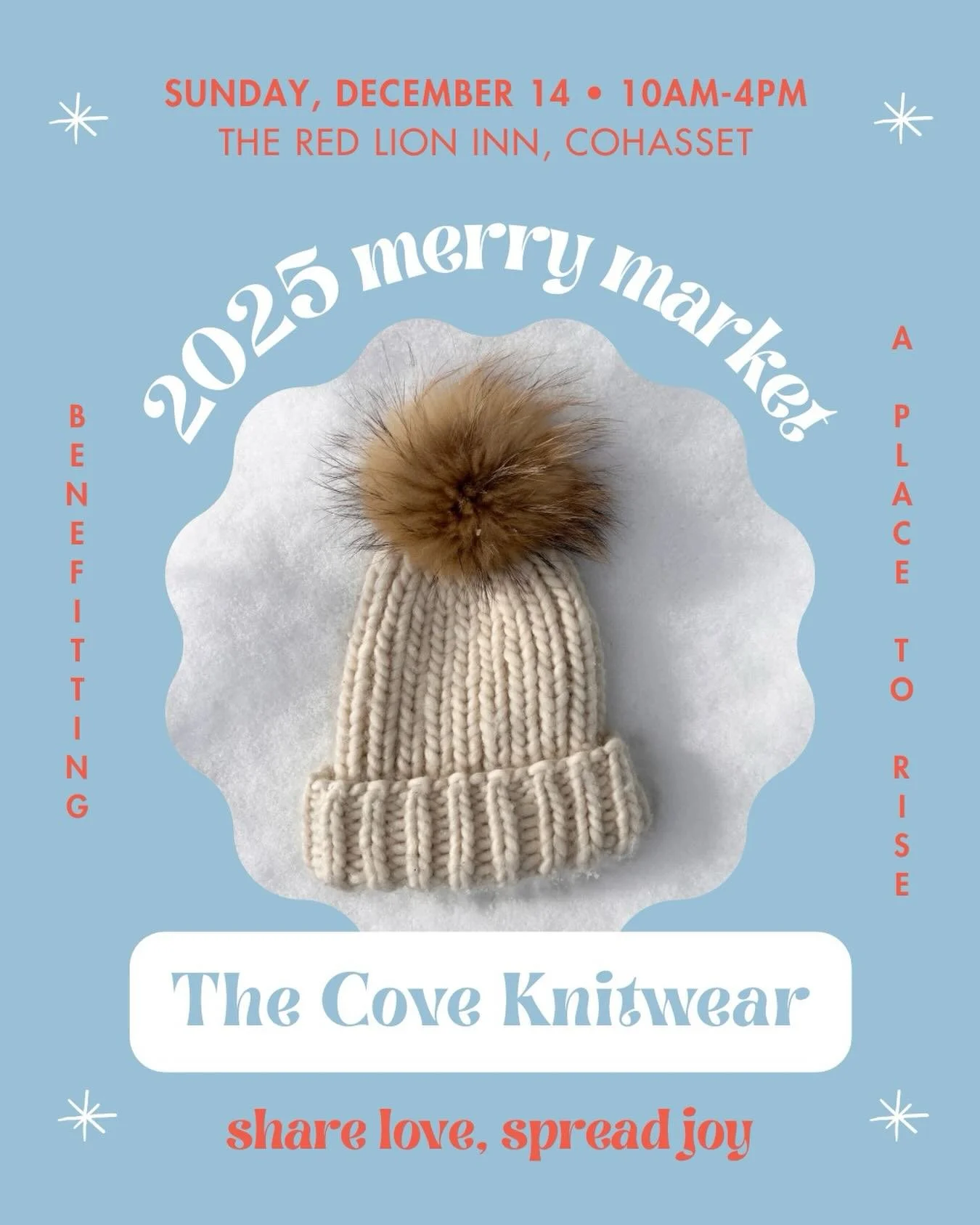 Tickets are LIVE! ✨
I&rsquo;m so excited to be part of the 5th Annual South Shore Merry Market at @redlioninncohasset
&mdash; supporting @aplace2rise &mdash; and I&rsquo;d love to see you there!
Event Details:
📍 The Red Lion Inn Barn, Cohasset
📅 Su