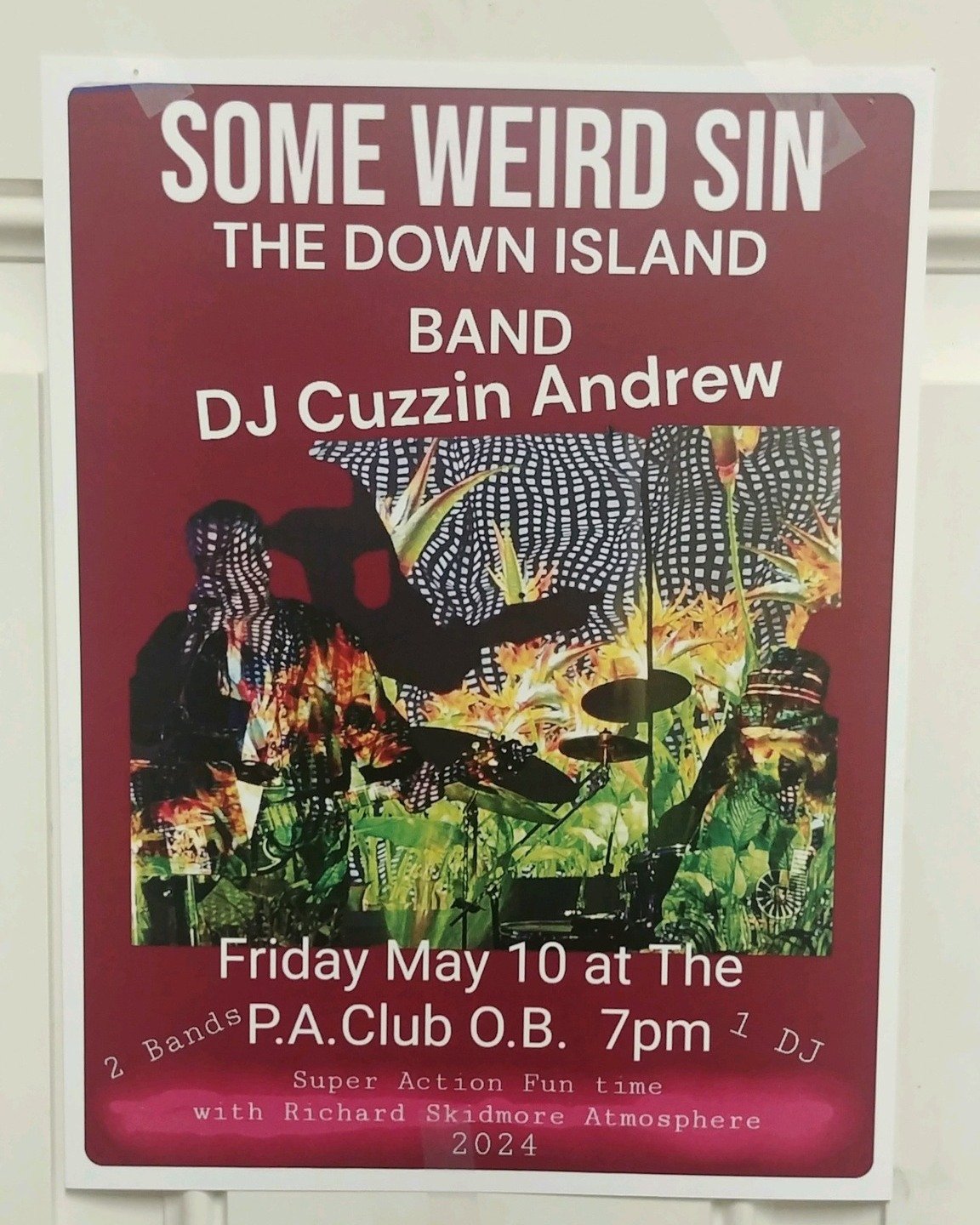 Friday at the PA! Some Weird Sin at 7pm! @someweirdsin