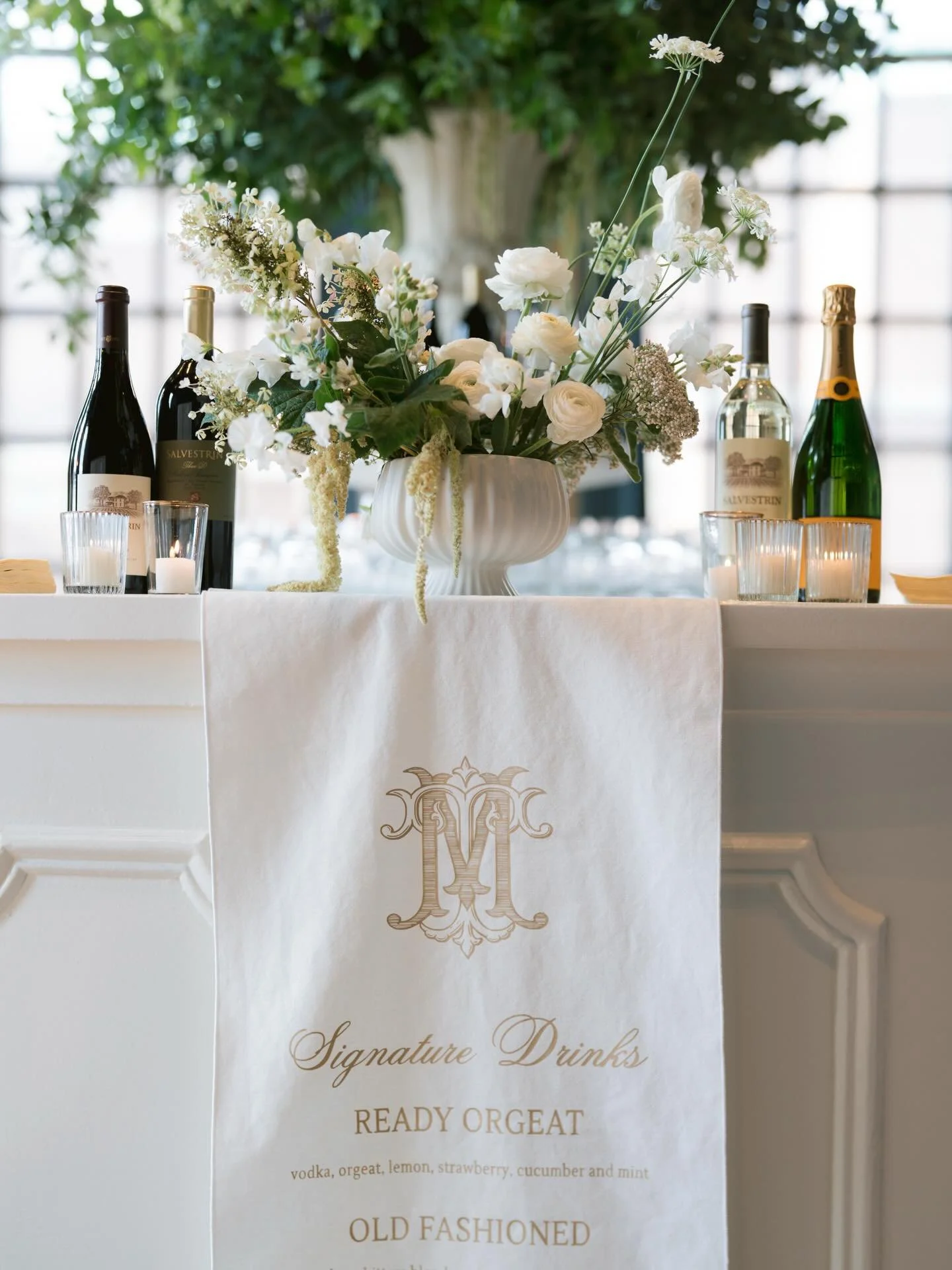 Linen wedding signage was the moment this year. ✨

The texture, the movement, the soft organic feel &mdash; it brought luxury, depth, and an editorial touch to so many ceremony and reception spaces. From seating charts to welcome signs, linen install
