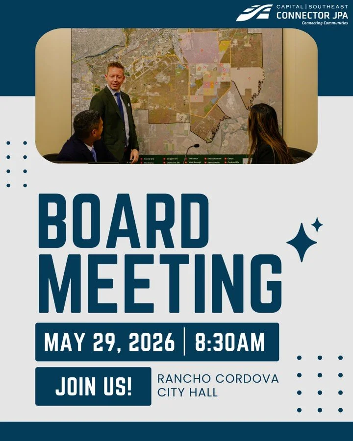 🚨Board Meeting Alert🚨
Save the date! Our second Board Meeting of 2026 will take place on May 29th at 8:30 a.m. at Rancho Cordova City Hall. Join us to hear more project updates and what&rsquo;s ahead 🗺️
-
Follow the road ahead! 🛣️ Full board meet
