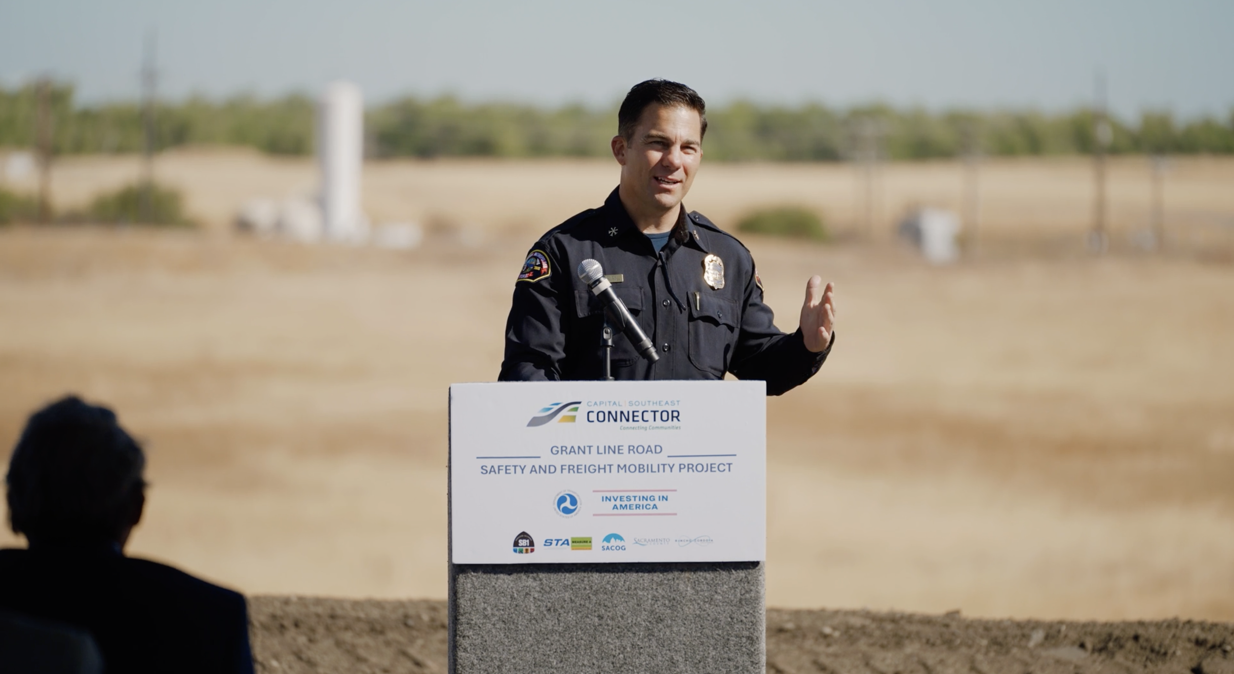  Sacramento Metropolitan Fire District Assistant Chief John Rudnicki on the Grant Line Road Safety and Freight Mobility Project 