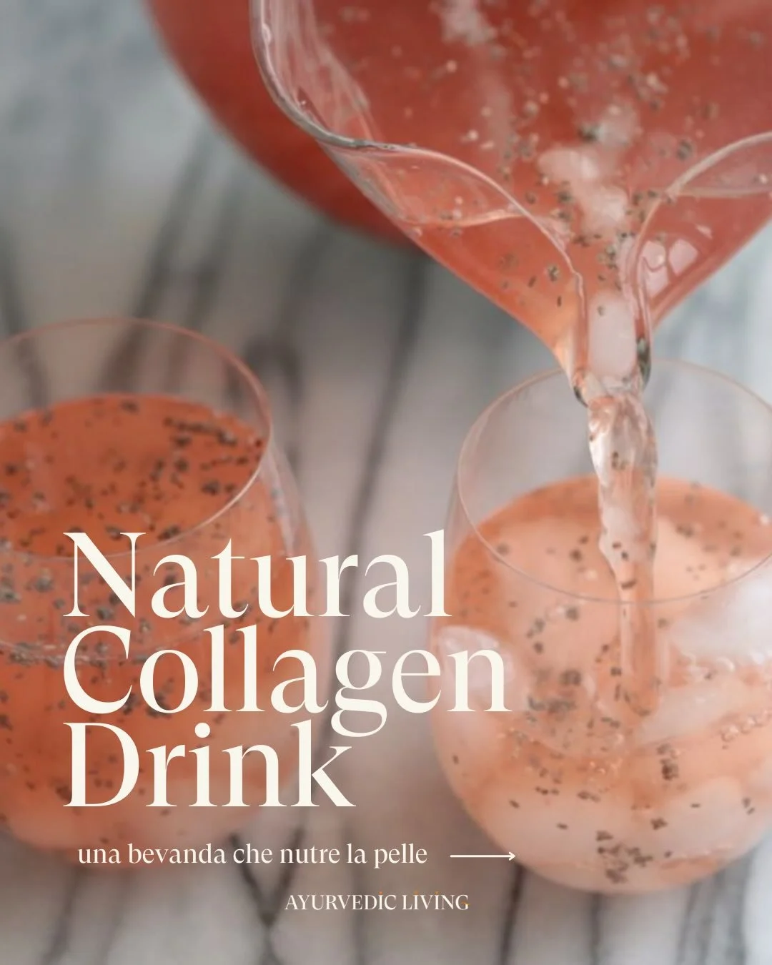 In Ayurveda il collagene non si &ldquo;aggiunge&rdquo;, ma si creano piuttosto le condizioni ideali affinch&egrave; il corpo lo continui a produrre naturalmente.

Questa bevanda aiuta a sostenere:

✨ digestione
✨ idratazione dei tessuti
✨ nutrimento 