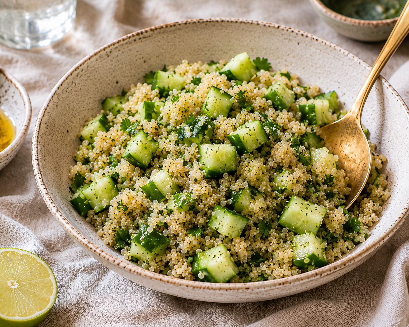 Insalata di Quinoa e Cetriolo