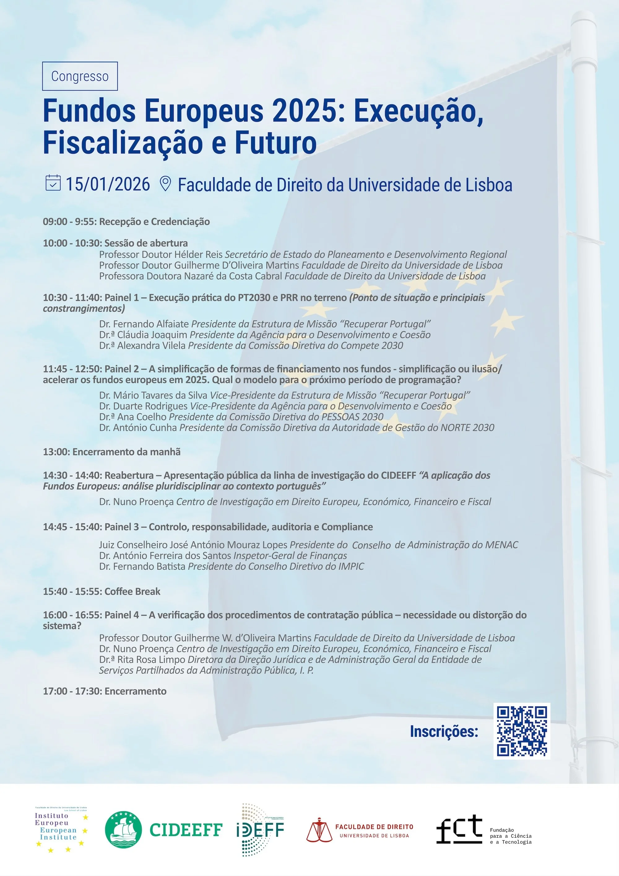Congresso “Fundos Europeus 2025: Execução, Fiscalização e Futuro”