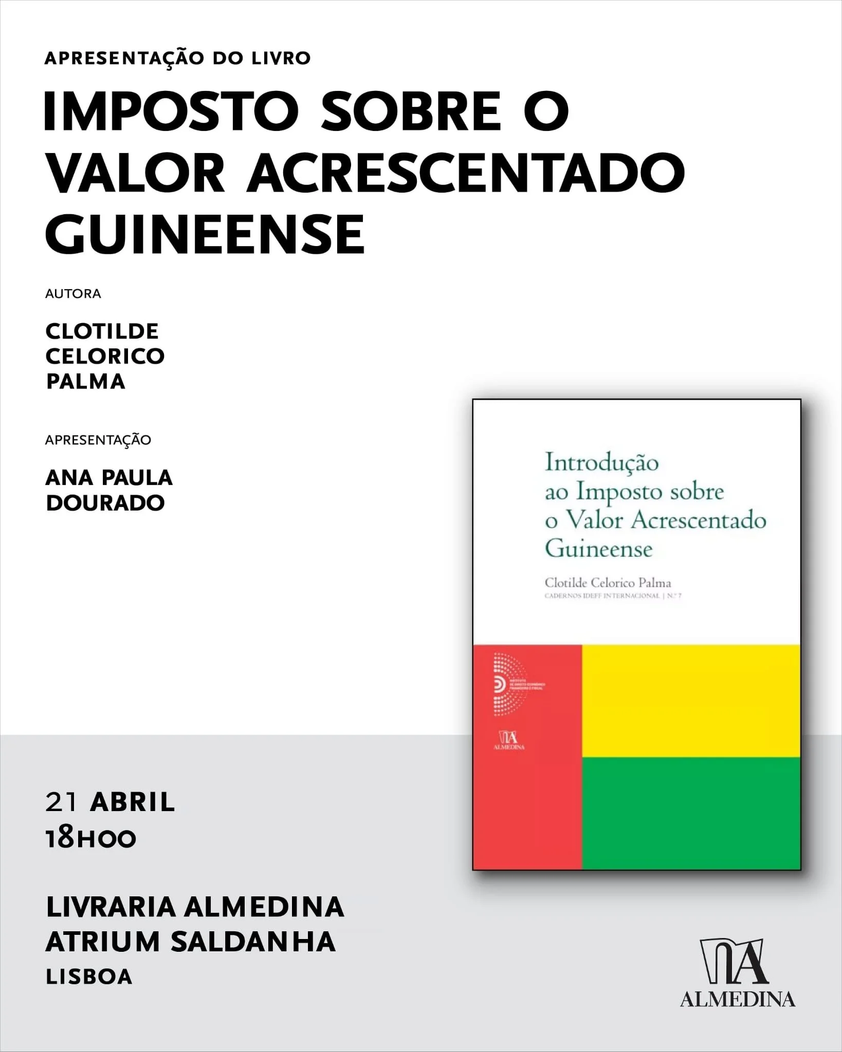 Apresentação de “Introdução ao Imposto sobre o Valor Acrescentado Guineense”