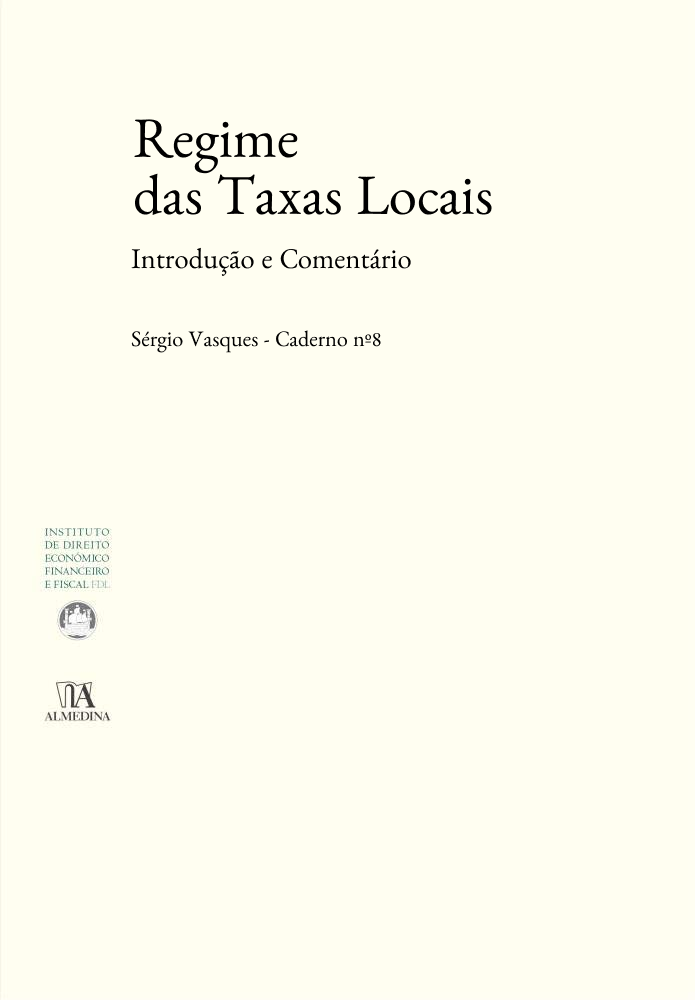 Regime das Taxas Locais - Introdução e Comentário
