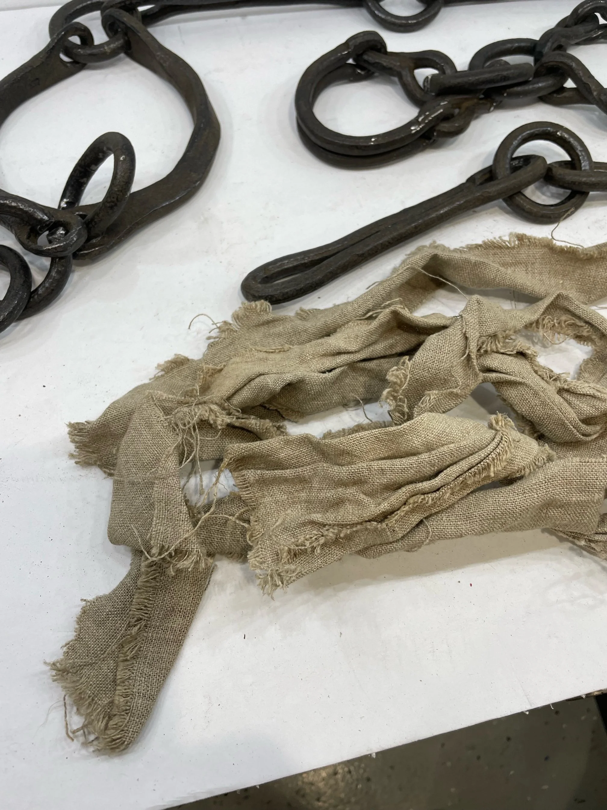 “The Northman”Authentic Movie Prop- Set used Steel Shackles and ...