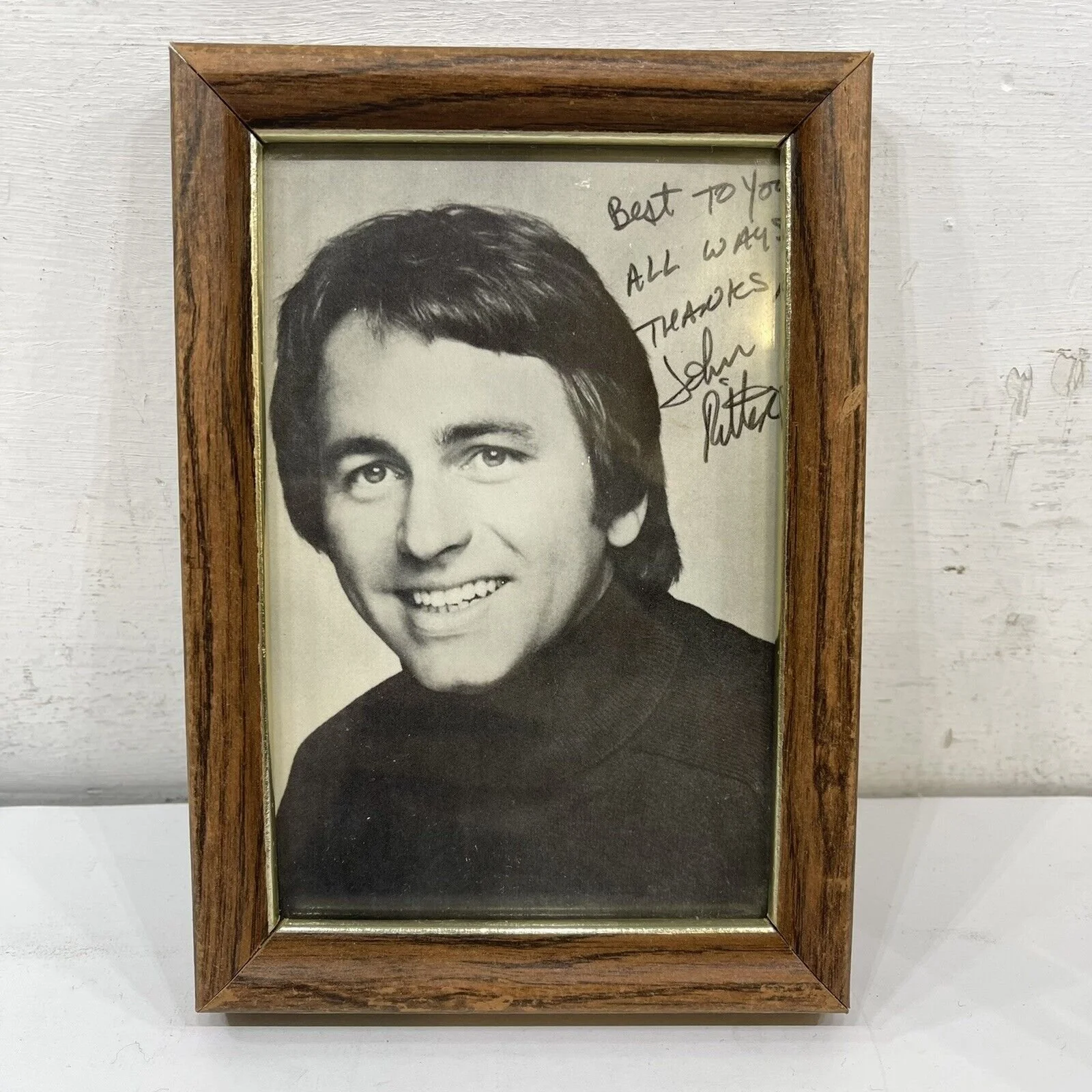 John Ritter Signed Three’s Company 7x5 inch Frame — Royal Rose Relics