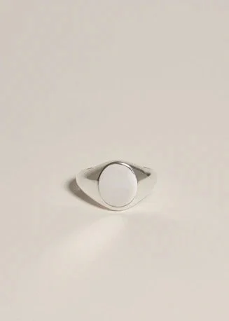 Oval Pinky Signet