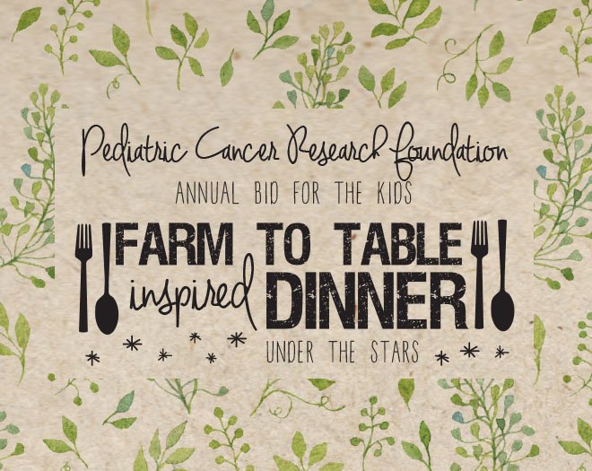 'DINNER UNDER THE STARS': Branding a Farm-to-Table Inspired Gala