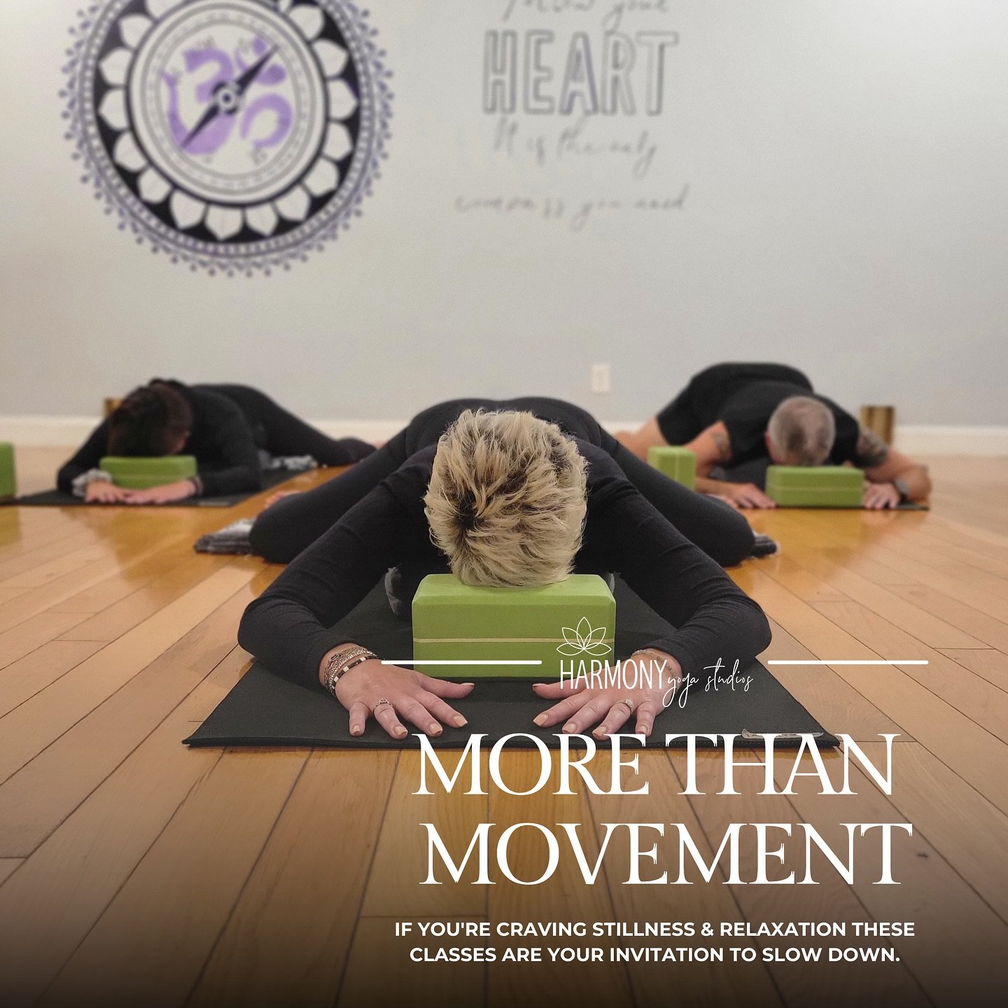 Not all yoga is fast-paced flow. 🕊 
These three calming classes offer a space to unwind, reset, and support your nervous system. Whether you&rsquo;re craving gentle movement, grounding breathwork, or a full-body sound journey&mdash;we&rsquo;ve got y