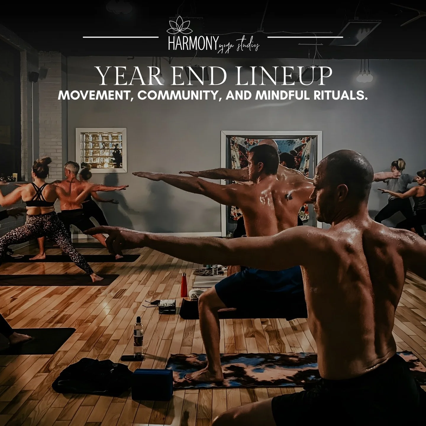 So many beautiful ways to move, breathe, and connect as we close out the year. These offerings were designed to meet you exactly where you are this season. Come for the movement, stay for the community, and step into winter with intention and ease.
&