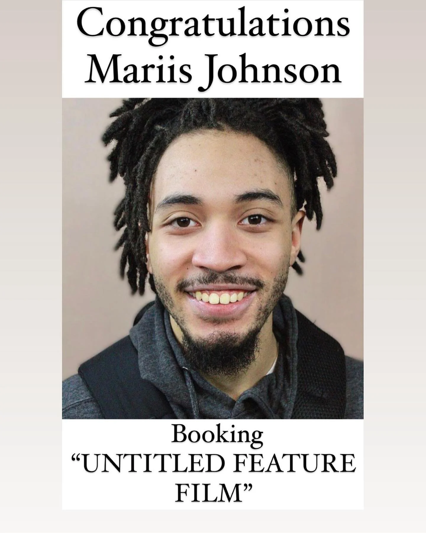 Congratulations Mariis Johnson on booking &ldquo;Untitled Feature film&rdquo; as the RED NINJA&hellip; 🎉🎉🎉🎉 #Congratulations #MariisJohnson #Actor #Acting101 #TIGMediaHouse