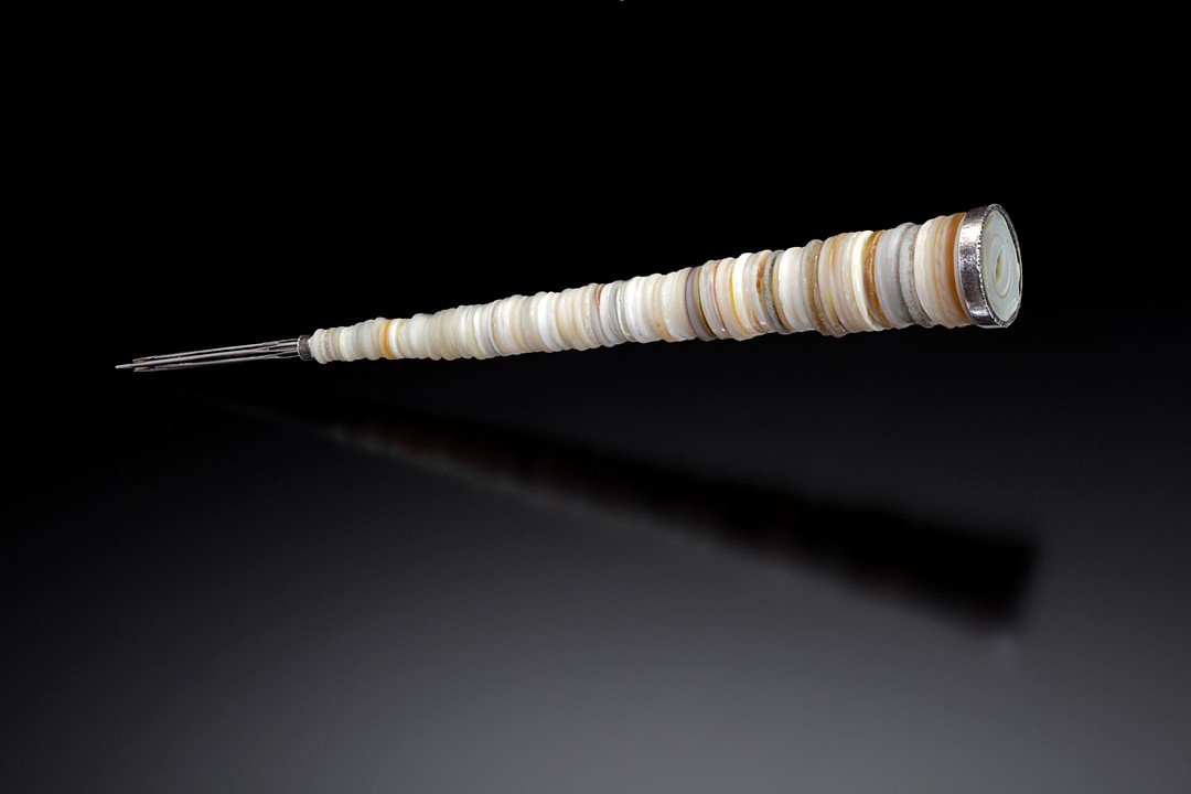 Artwork mentioned in the article "Imaginative Torah pointers are at center of exhibit at Chrysler Museum"