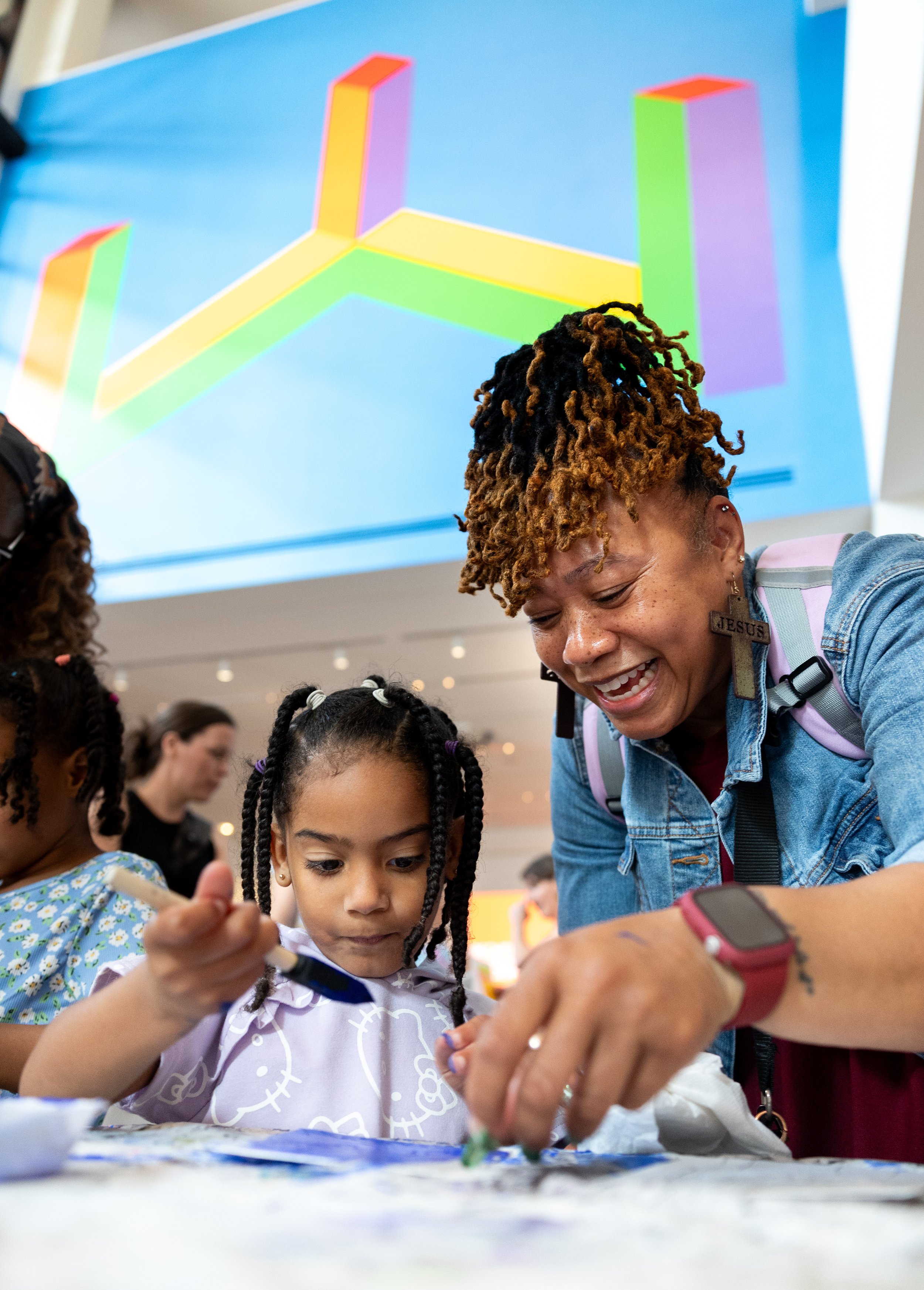The Bechtler Museum of Modern Art Family Day painting