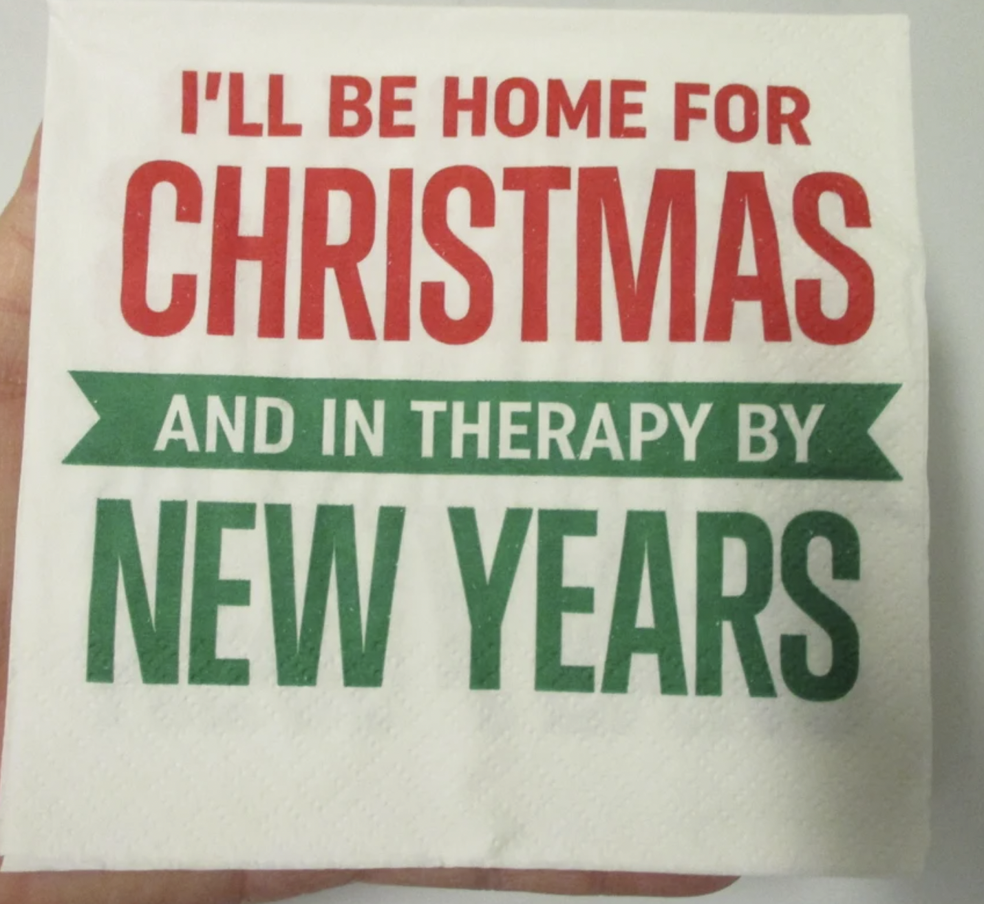 Home for Christmas. Still Recovering in January.