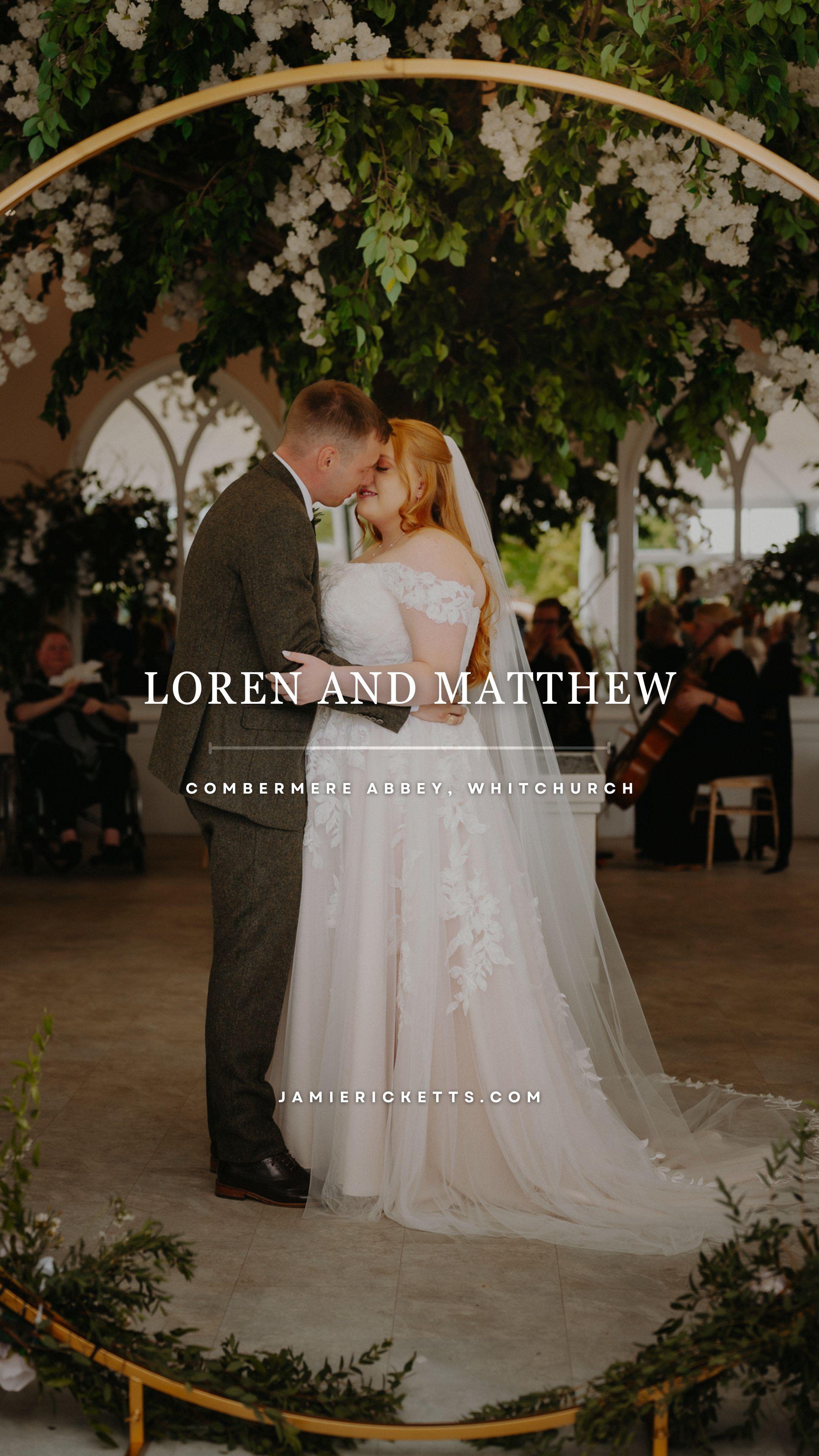 Loren and Matthew 💥
Yesterday’s wedding at Combermere Abbey was absolutely beautiful.
Loren and Matthew’s day was full of love, joy and so many thoughtful touches. It was clear how much heart Loren had poured into every little detail a