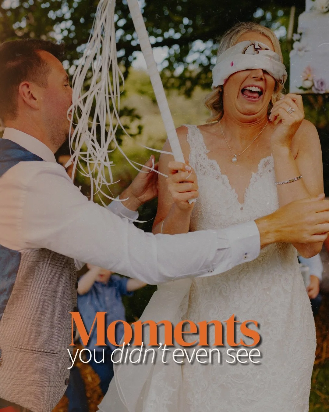 &ldquo;𝗠𝗼𝗺𝗲𝗻𝘁𝘀 𝘆𝗼𝘂 𝙙𝙞𝙙𝙣&rsquo;𝙩 𝗲𝘃𝗲𝗻 𝘀𝗲𝗲&rdquo;

While you&rsquo;re caught up in it all, 
laughing, hugging, trying to take it all in&hellip; 
there&rsquo;s so much happening around you.

A look across the room. 
Someone wiping 