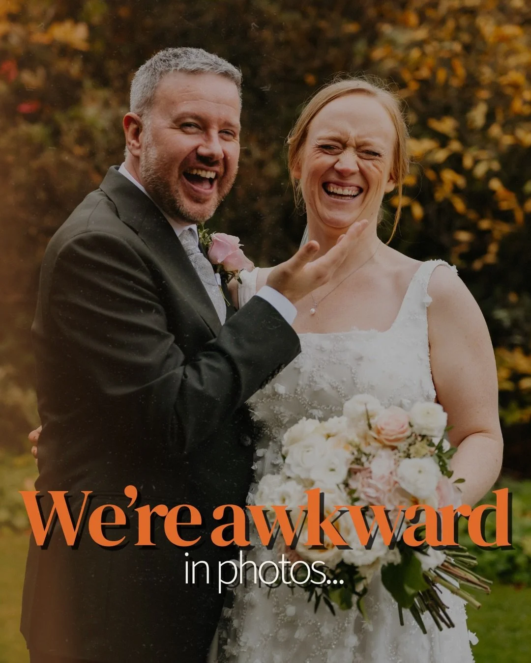 &ldquo;𝗪𝗲&rsquo;𝗿𝗲 𝗮𝘄𝗸𝘄𝗮𝗿𝗱 𝗶𝗻 𝗽𝗵𝗼𝘁𝗼𝘀&hellip;&rdquo;

I hear this all the time.

You don&rsquo;t need to know what you&rsquo;re doing, that&rsquo;s what I&rsquo;m there for.

I&rsquo;ll guide you when you need it, but honestly just 