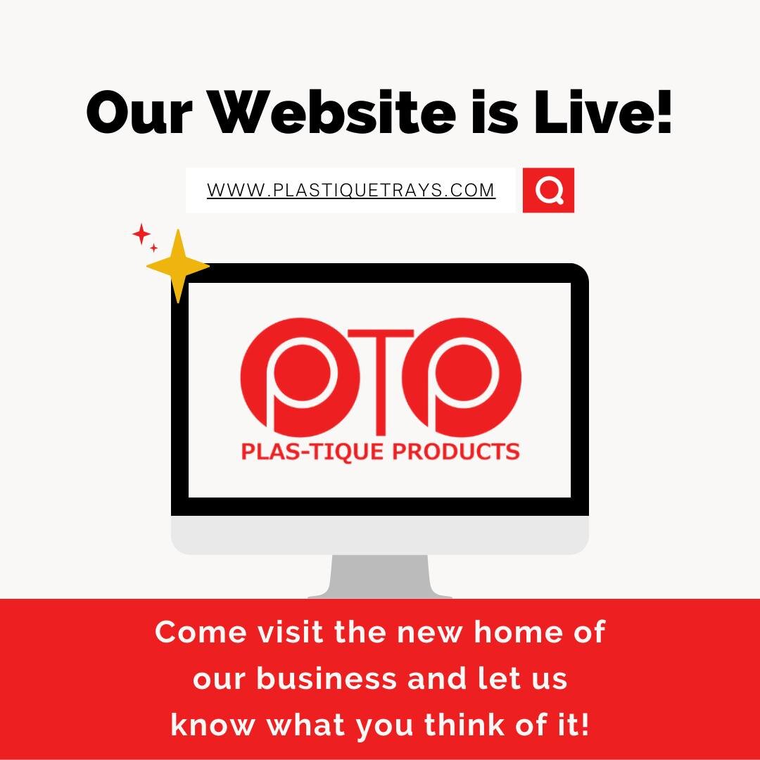 Happy New Years! 🥳 We are kicking off 2024 with a brand new website. It is LIVE! Go check it out now ⬇

🖥🌐www.plastiquetrays.com