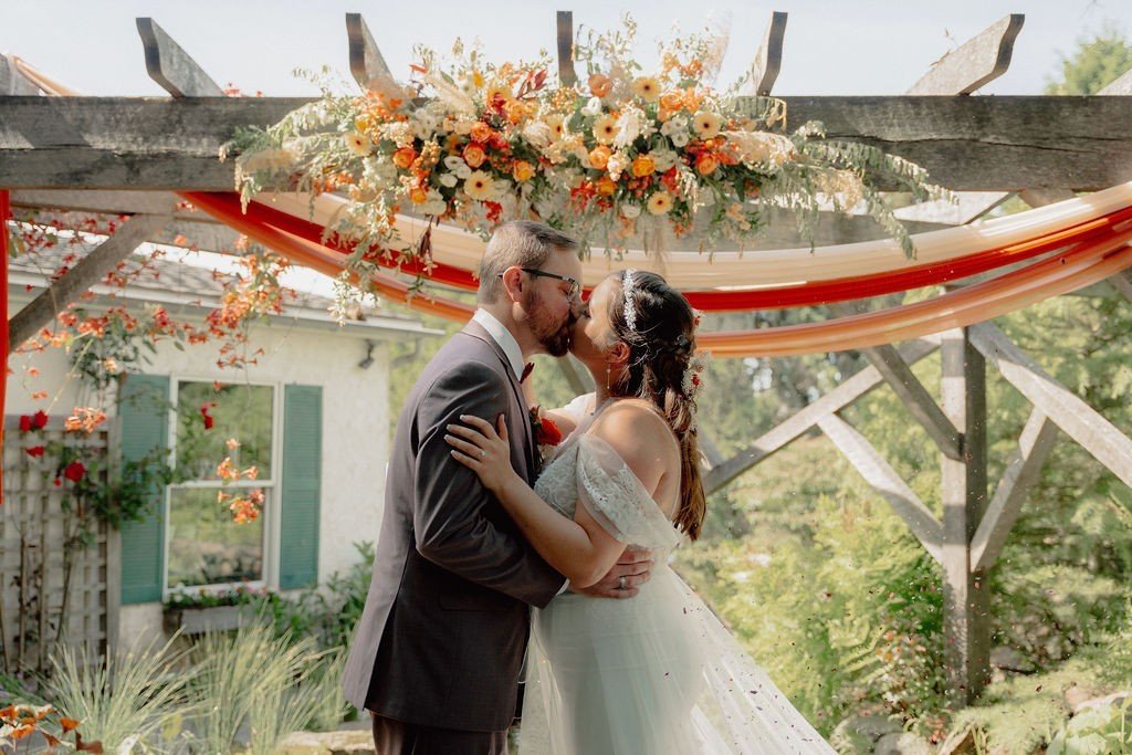Let's go back to last Memorial Day weekend, when Brook and John had a one-of-a-kind boho chic wedding at a Private Estate in Barto, Pennsylvania.⁠
⁠
A private wedding allows your personalities to shine, as you become the decision-makers for the event