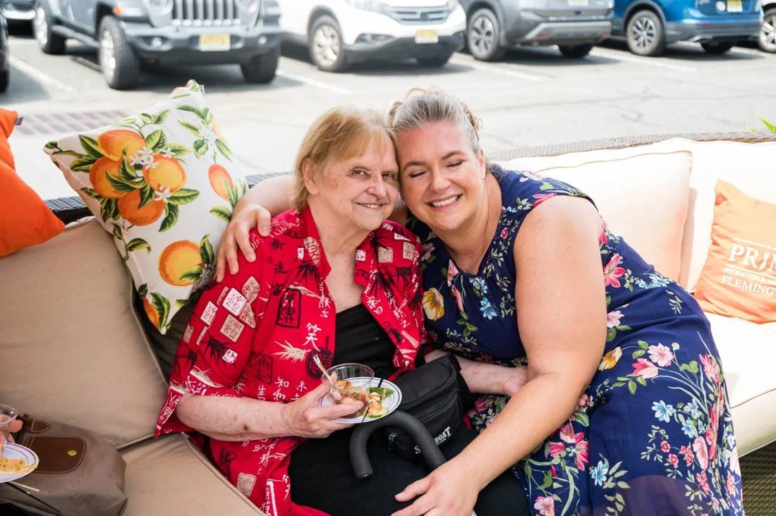 Guests at a community open house