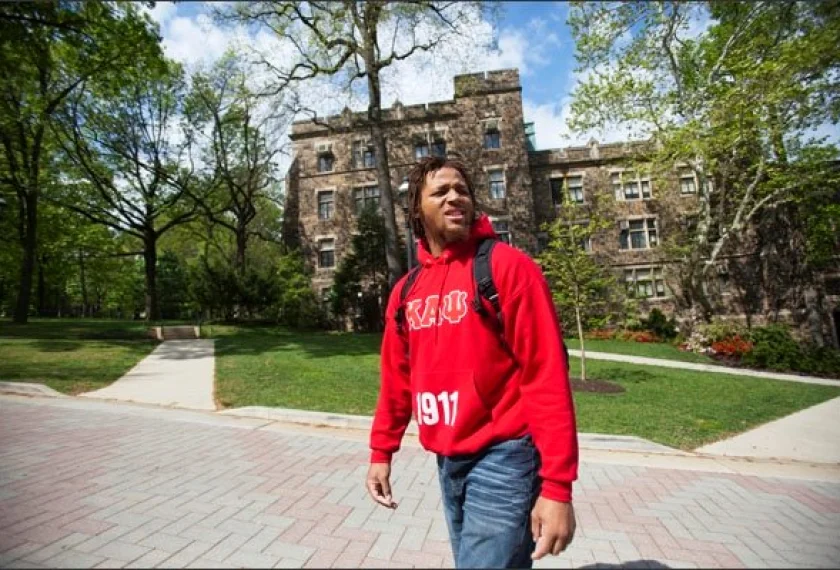 Image of a college student: In Philadelphia, Few Students Are on the Path to College