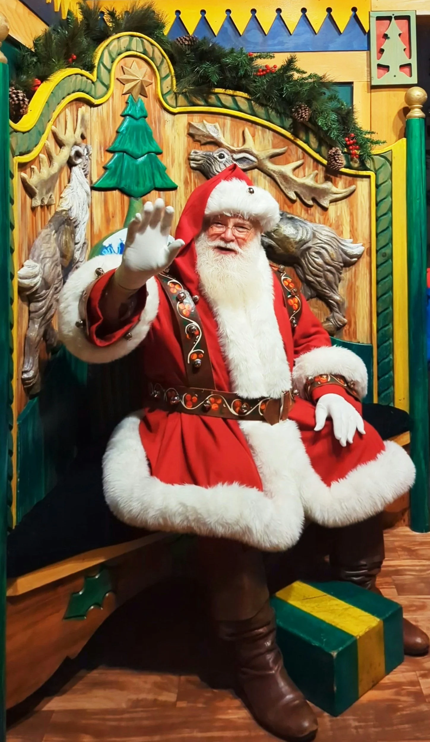 Cocoa with Santa and hay ride