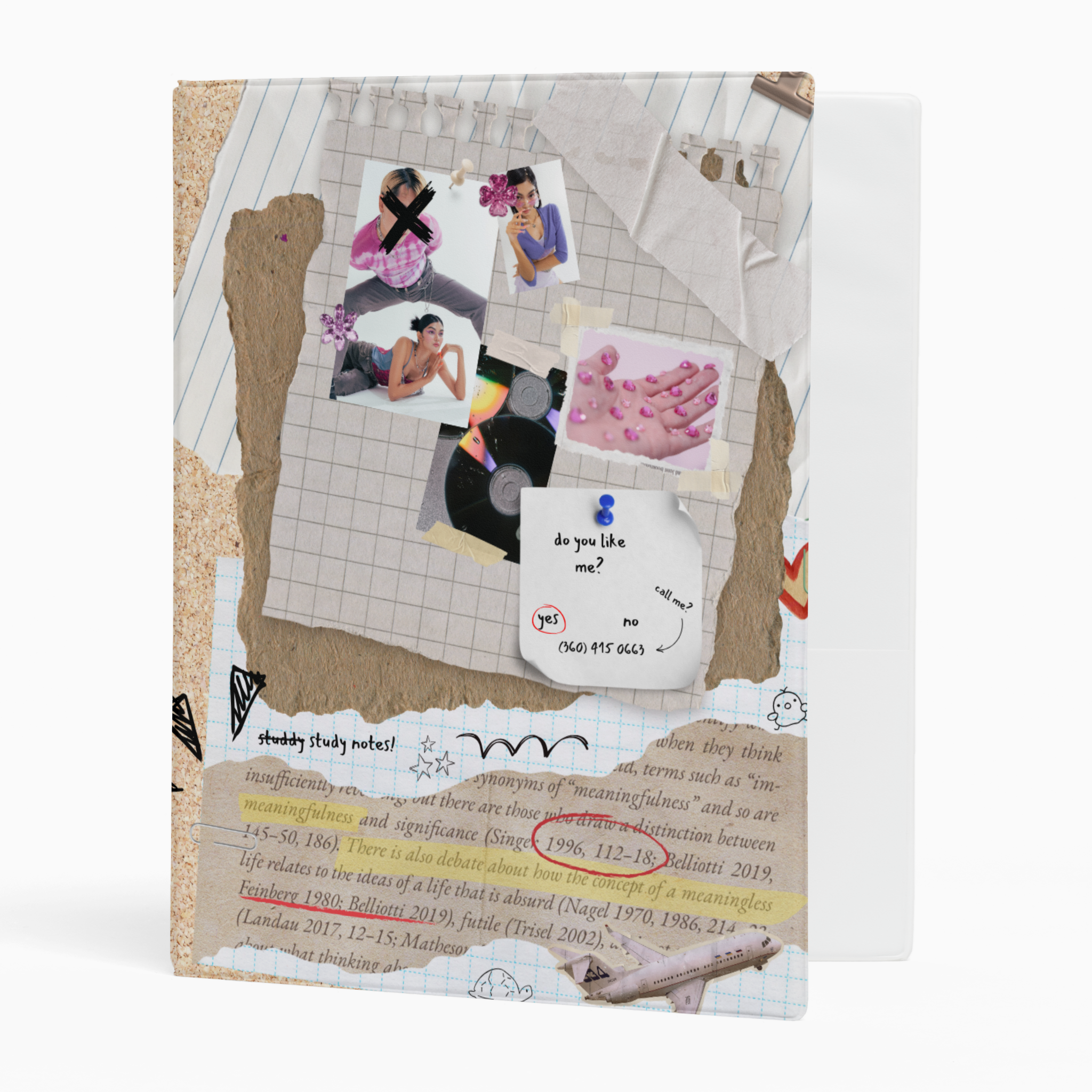 Zazzle+Cork+Board+Covered+in+School+Notes+Mini+Binder+%28Front_Inside%29.png