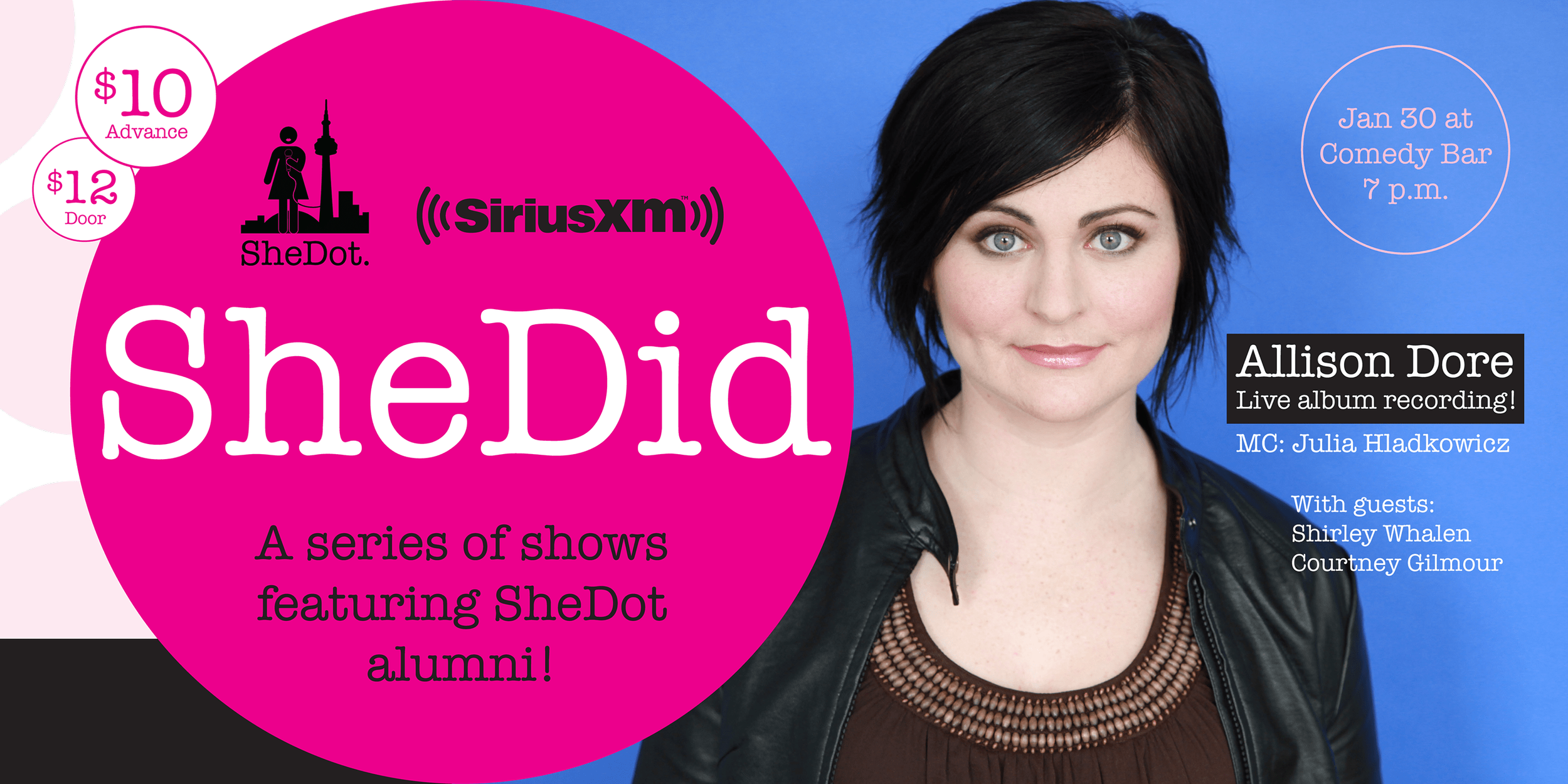 An offshoot series of past SheDot performers: SheDid