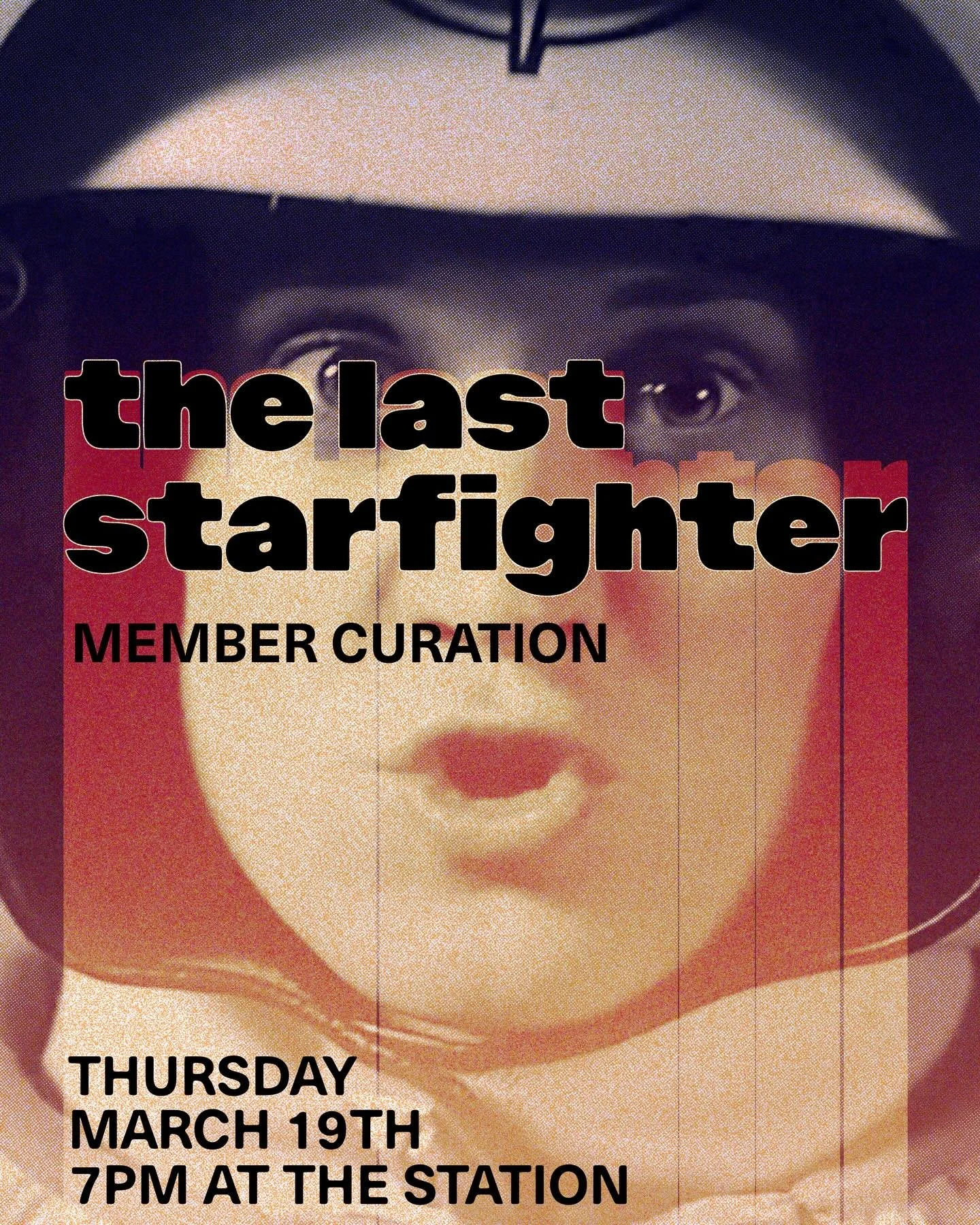 This week at IFS:

THURSDAY, MARCH 19, 7PM: The Last Starfighter Curated by IFS Member Wilton C.

A space opera that may have been overlooked at the time of its release, this feel-good film is this month&rsquo;s member curation! Starfighter, an arcad