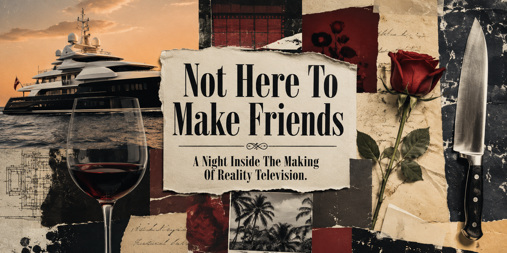 NOT HERE TO MAKE FRIENDS: A Night Inside the Making of Reality Television