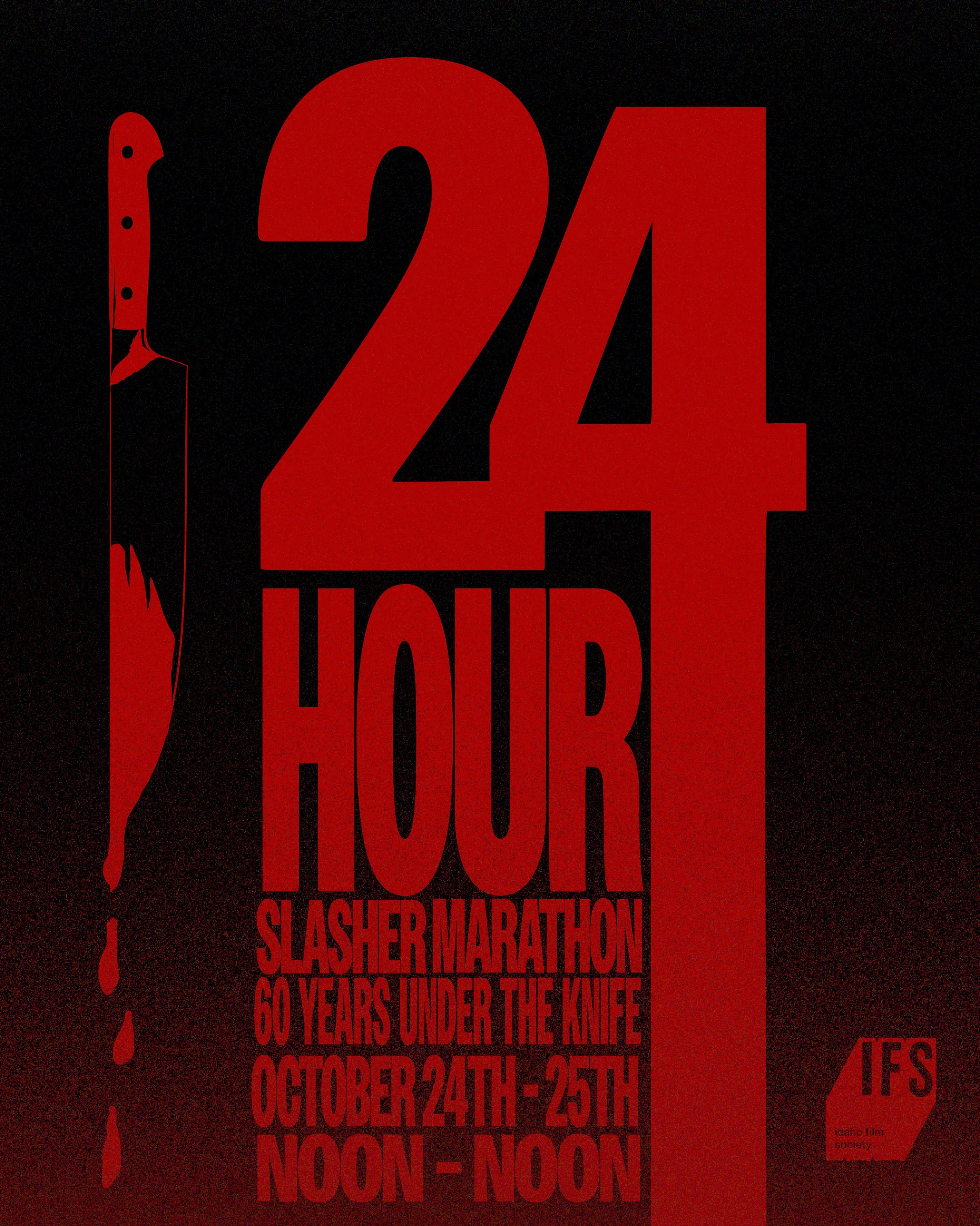 60 Years Under the Knife: 24 Hour Slasher Marathon