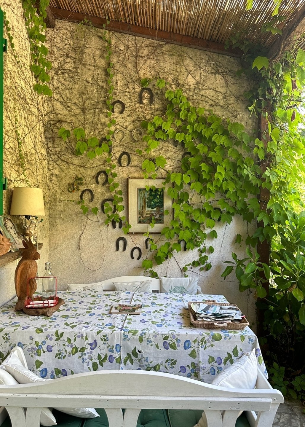 The epitome of effortless, European style . . a shaded terrace dining alcove at one of my Italian family's seaside abodes. Approachable, collected, familiar and wholeheartedly feels like my home away from home. Summer cannot come fast enough . . .