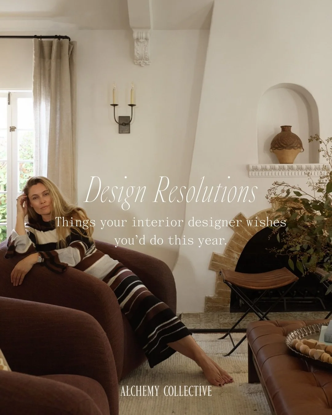 Design resolutions, the Alchemy way.
Less chasing what&rsquo;s next.
More living with intention.

Homes that breathe.
Details that feel considered.
Spaces designed to evolve over time.

#alchemycollective #sacredspaces #abundantliving #interiordesign