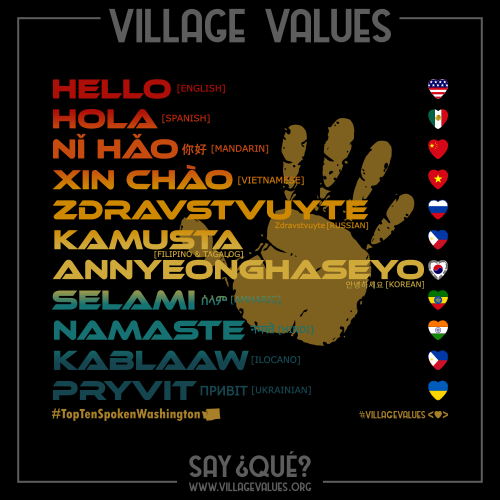 Say ¿Qué?: Top Ten Spoken Languages in the State of Washington