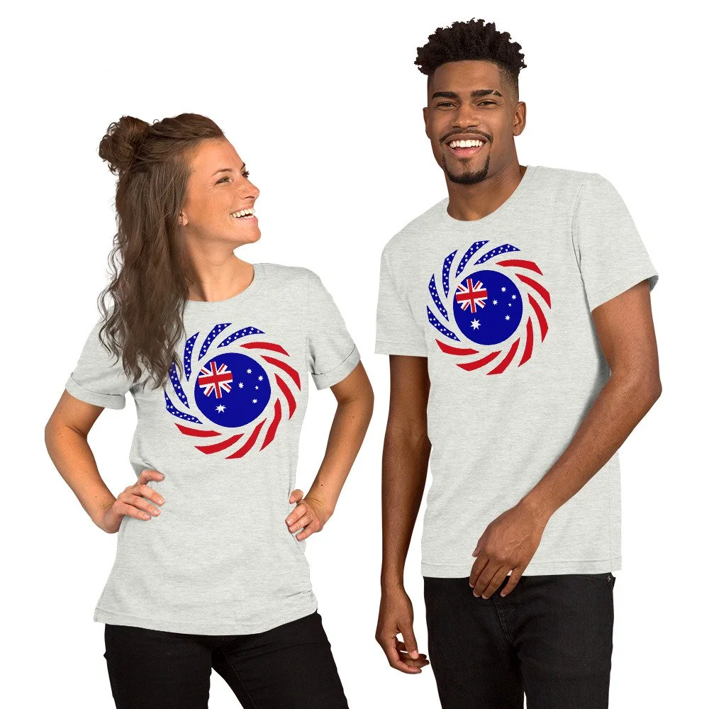 Australian American | Multinational Patriot | Unisex T-shirt