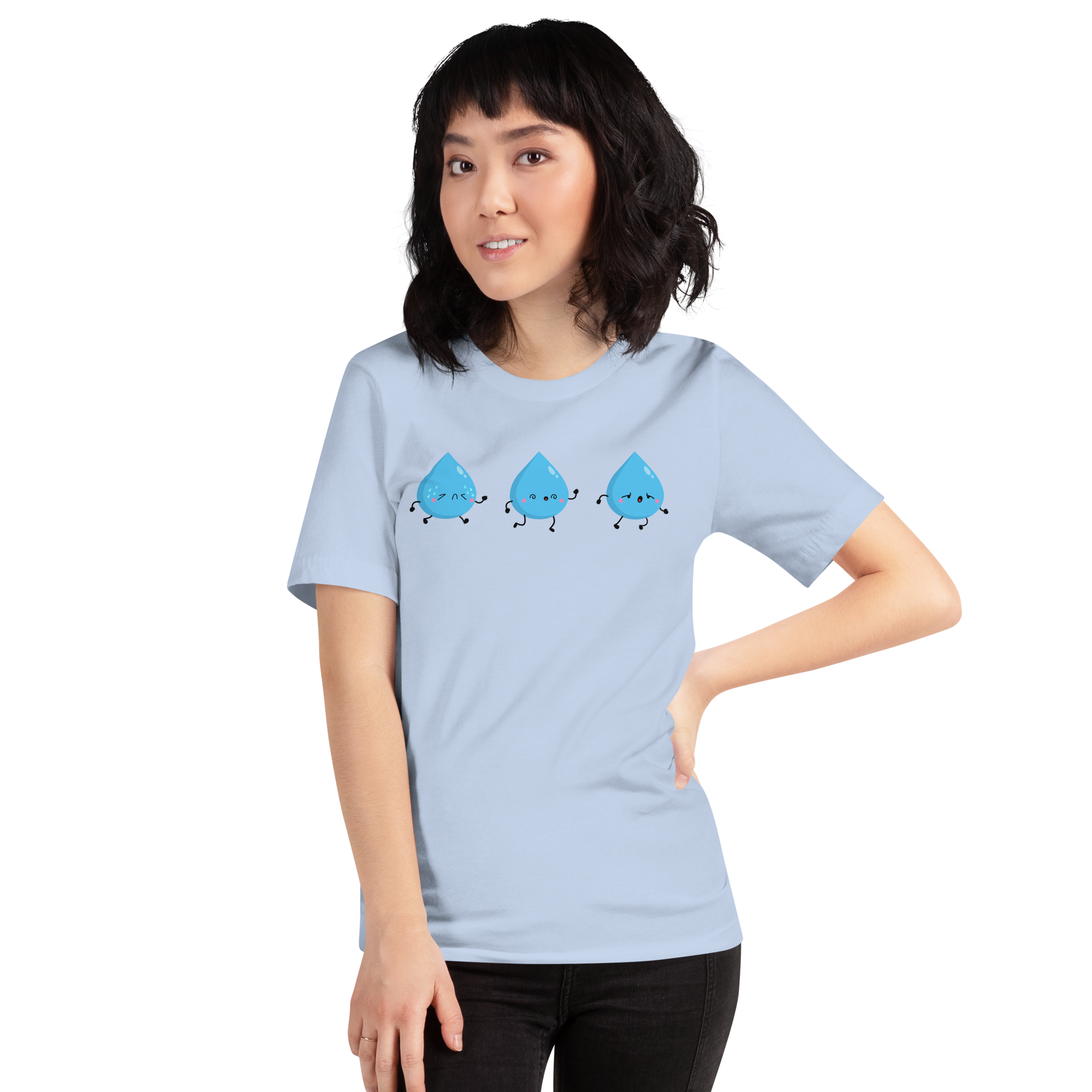 Running Water: Sips and Giggles: That's So Punny Series Unisex T-shirt