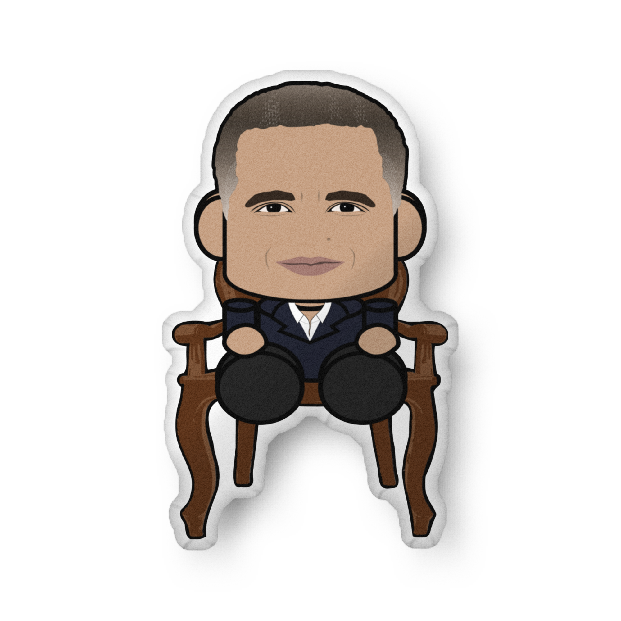 Mr. Obamabot (Chair) | POLITICO'BOT Toy Robot | Collectible Plush Pillow