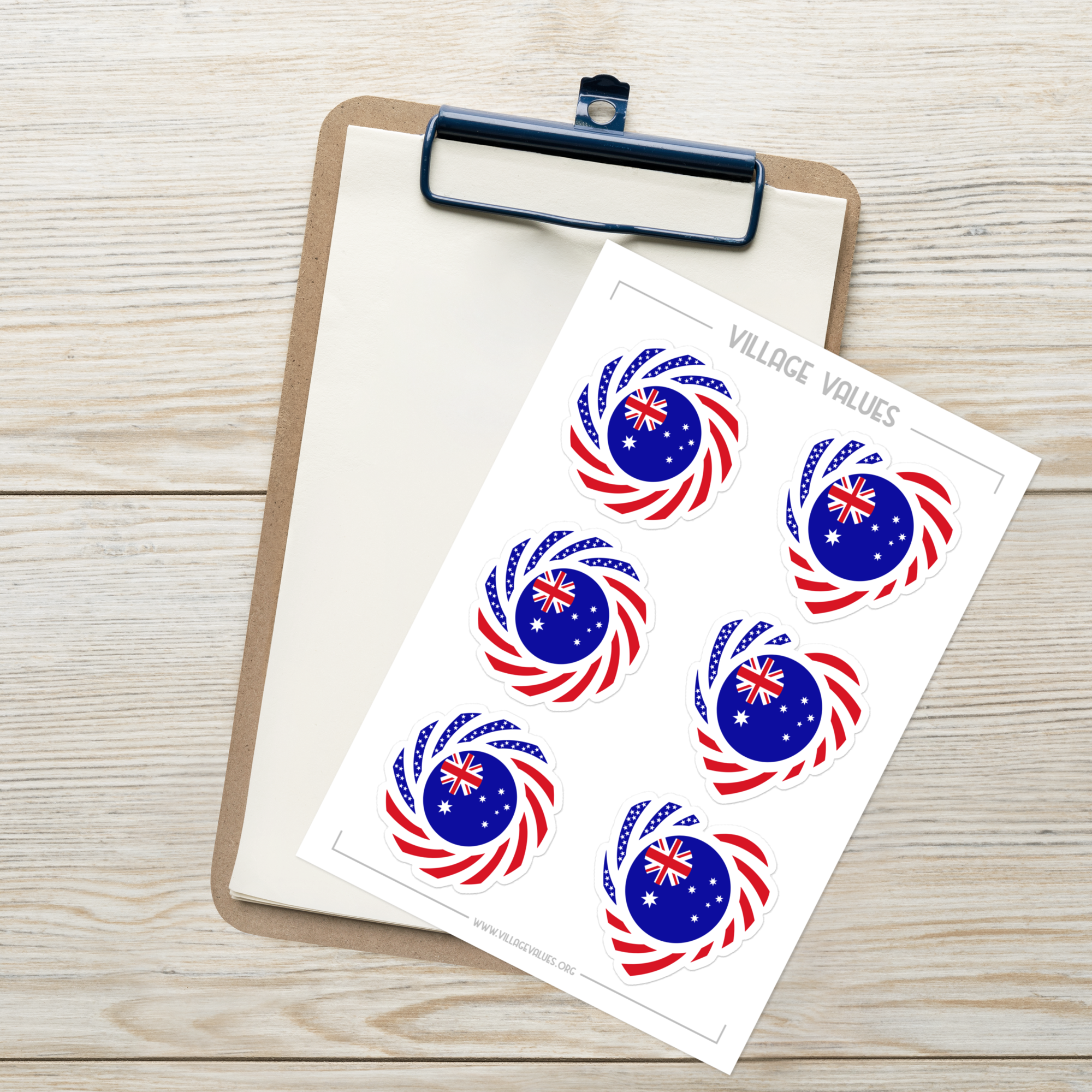 Australian American | Multinational Patriot | Sticker Sheet