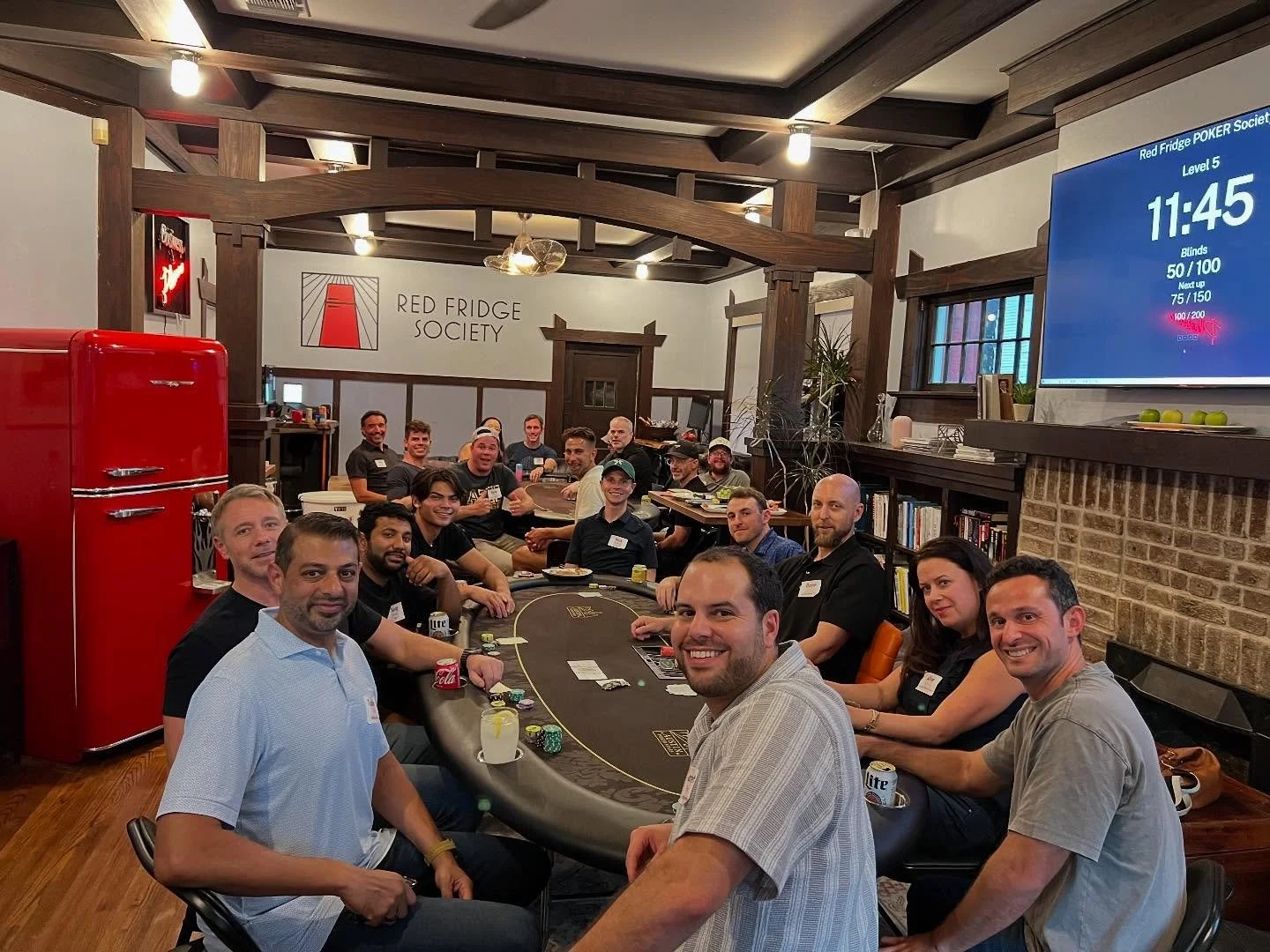 Thirty-six founders sat down at four tables and manifested serendipity one hand at a time. 

With blinds raising quickly, and some real stakes on the table, connection and competition were side by side. 

The outcome? An evening at the Fridge stocked