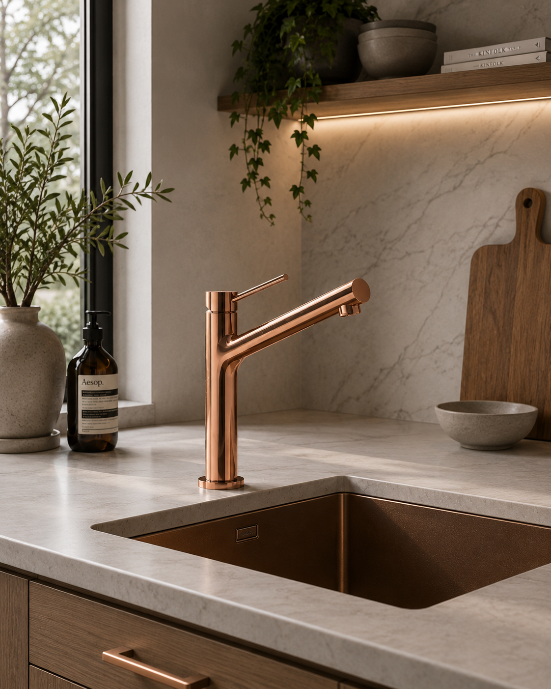 SCHOCK brand Madrid Sink Mixer, COPPER - RRP $1299 (Made in germany)