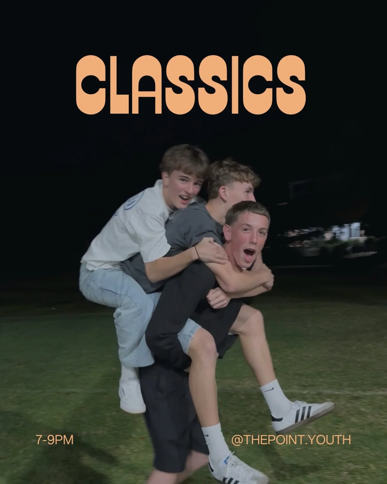 See you tomorrow night for all of our fav classic youth games 
7-9pm @ GPBC 🙌